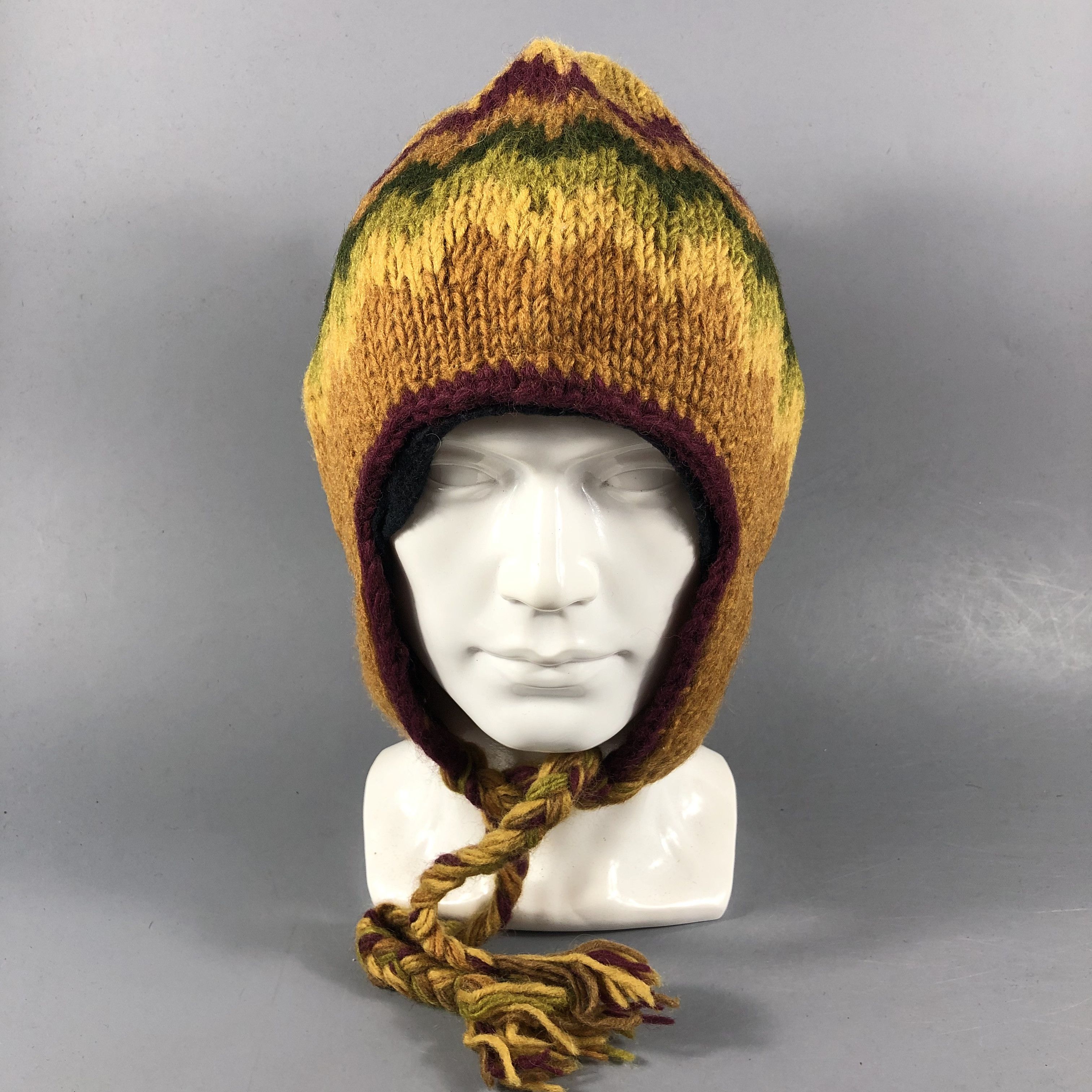 Vintage Ushanka Wiggles Earflap Beanie Snowcap Snow Hat B1019 Size ONE SIZE - 1 Thumbnail