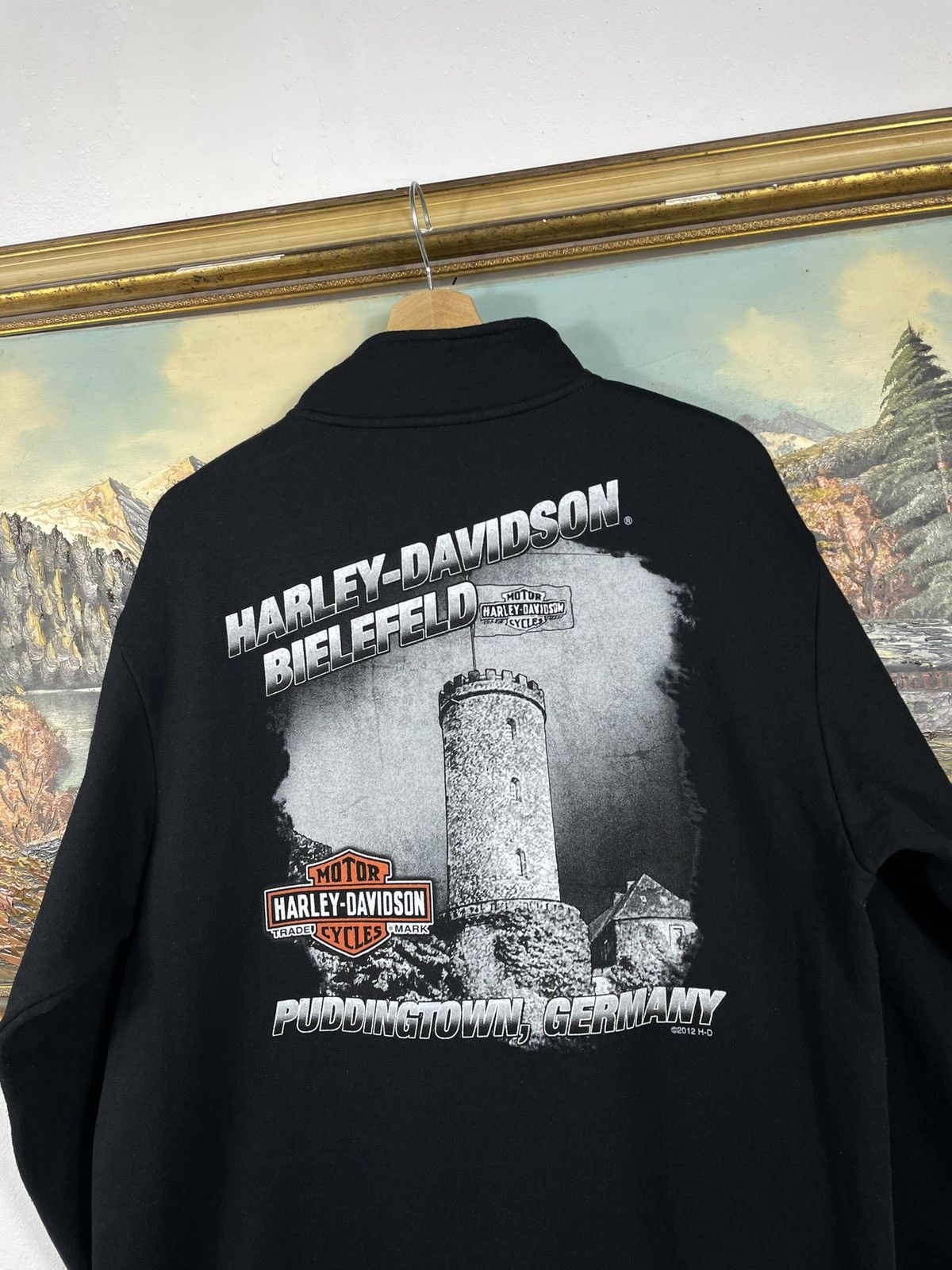 Harley Davidson × Vintage Harley Davidson Retro 00s Crewneck Motor Race Racing Gremany Size US M / EU 48-50 / 2 - 12 Thumbnail