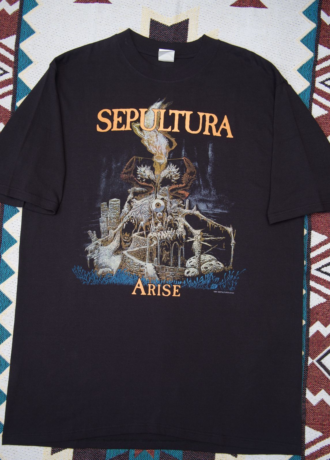Band Tees × Vintage Sepultura Arise Size US XL / EU 56 / 4 - 1 Thumbnail