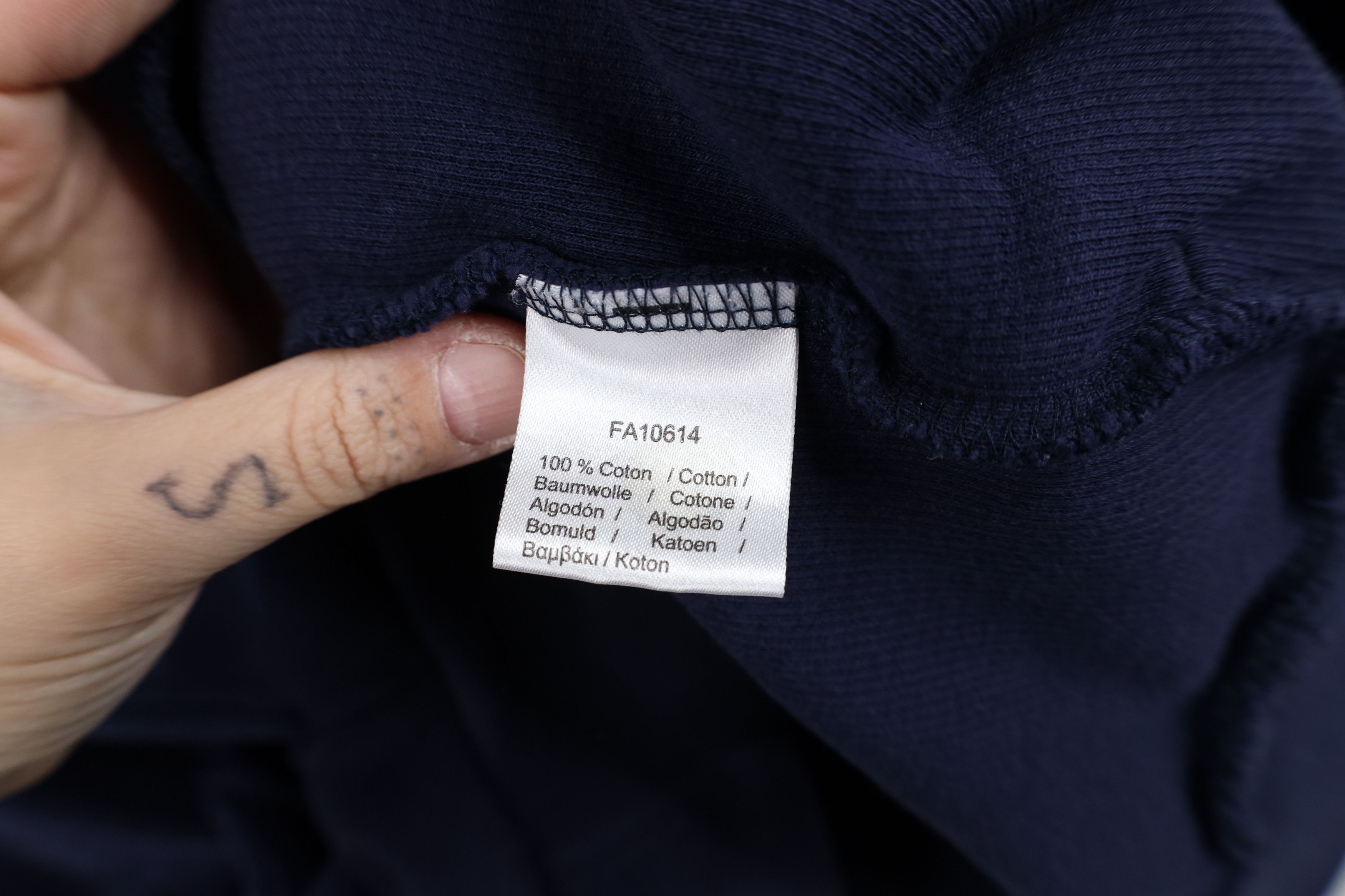 Lacoste Lacsote Logo Ribbed Knit Half Zip Pullover Sweater Blue Size US XXL / EU 58 / 5 - 11 Thumbnail