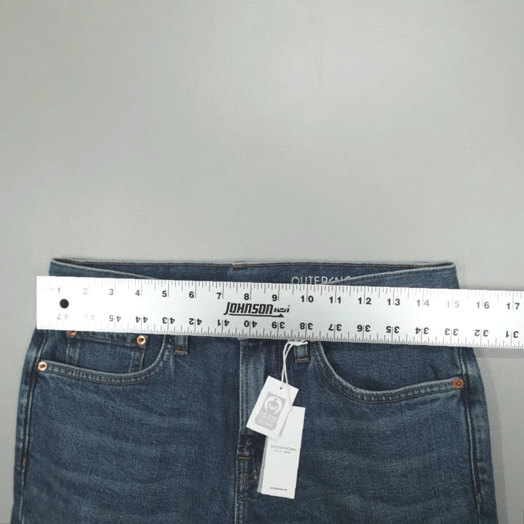 Outerknown Outerknown Sea Jeans Local Straight Fit Denim 29x30 Blue Organic Cotton Mens Jeans Regular Straight Cotton Blend Size US 29 - 5 Thumbnail