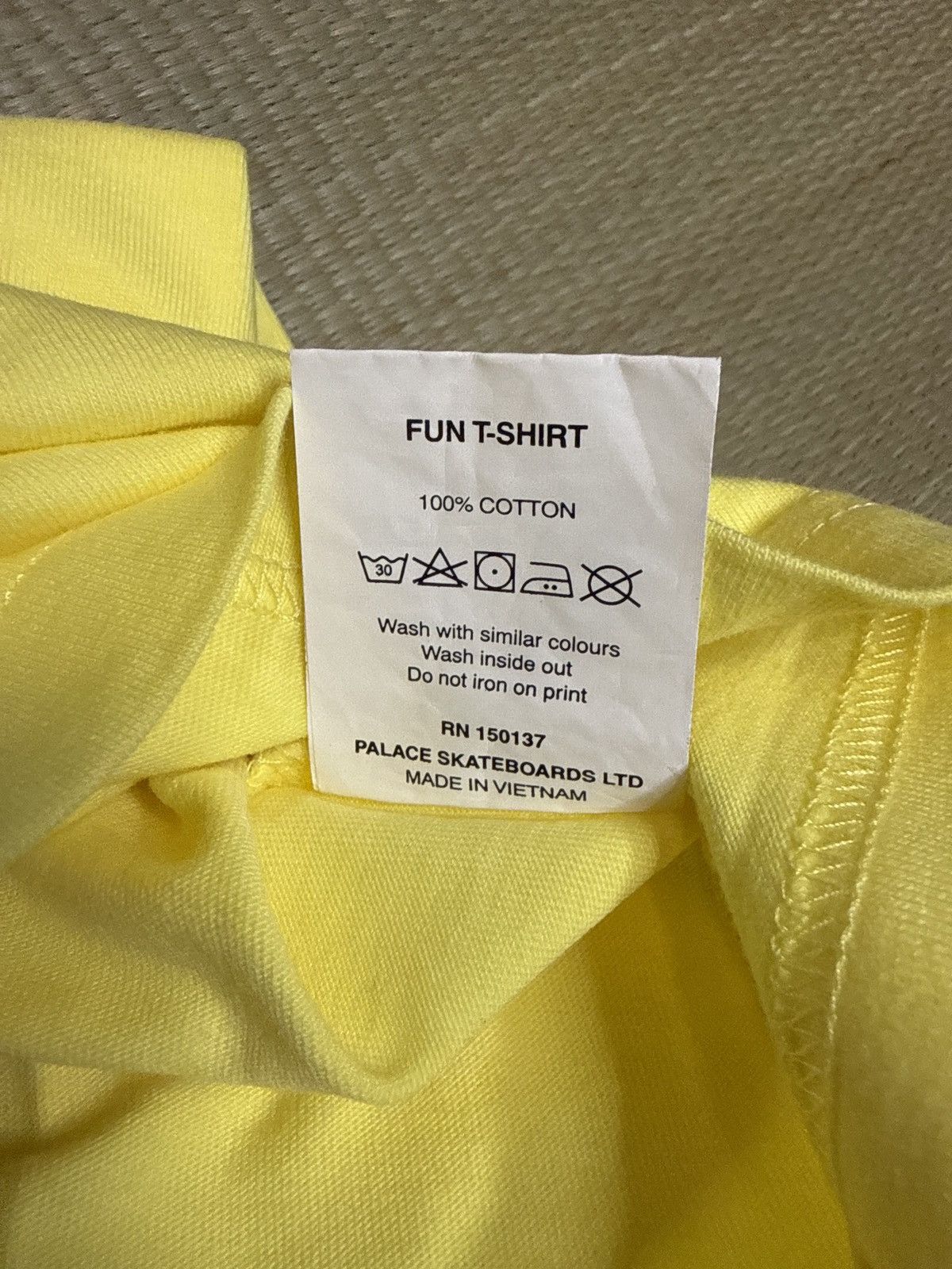 Palace New Palace Fun Crew S Tee Shirt Yellow Size US S / EU 44-46 / 1 - 5 Thumbnail