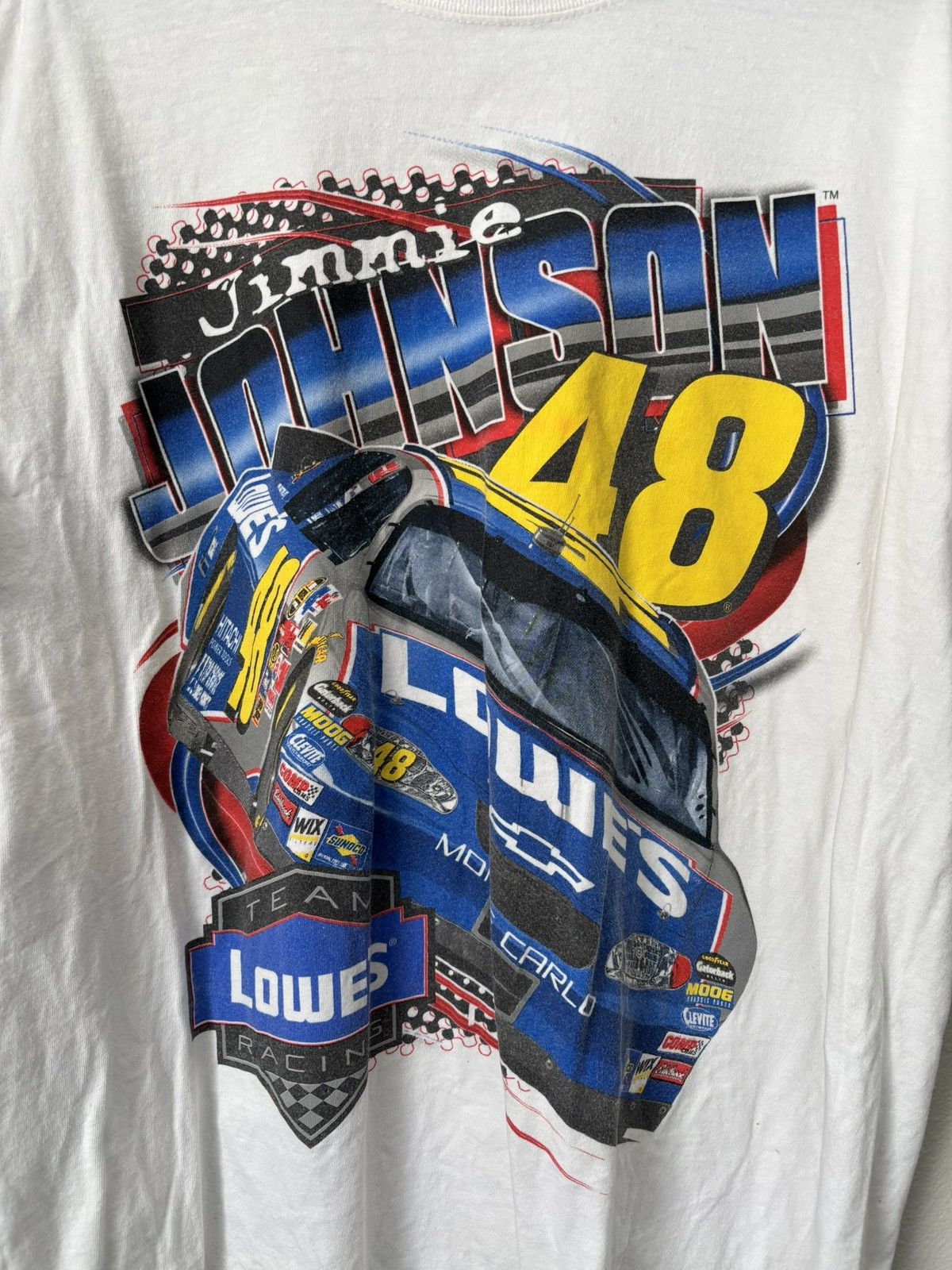 Vintage 2005 Jimmie Johnson NASCAR T-shirt Size US L / EU 52-54 / 3 - 4 Thumbnail