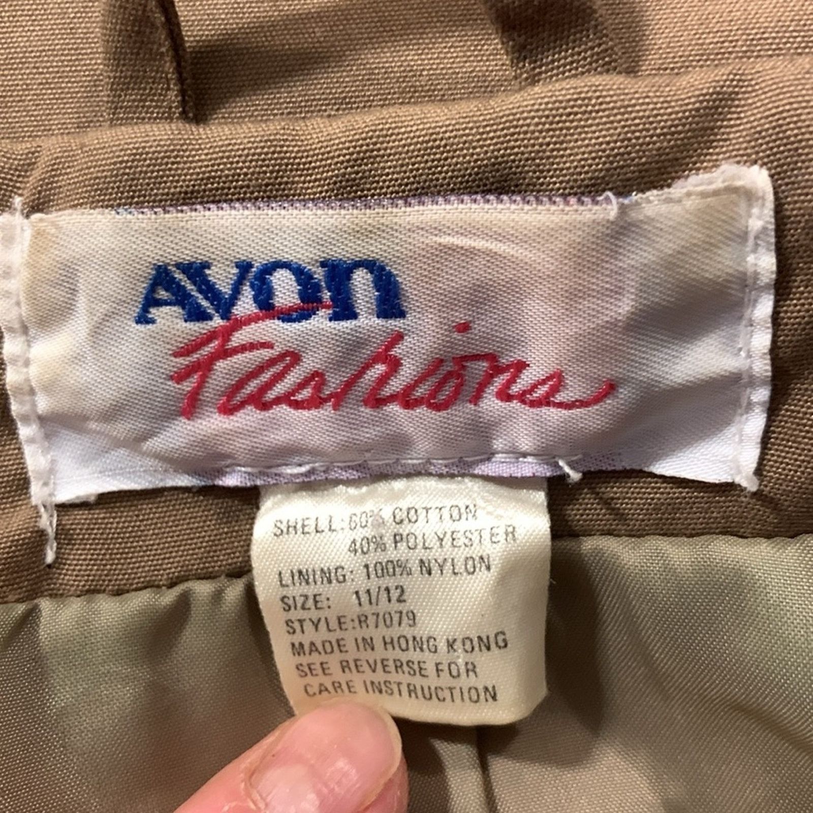 Vintage 70’s vintage Avon trench coat,made in British Hong Kong Size XL / US 12-14 / IT 48-50 - 6 Thumbnail