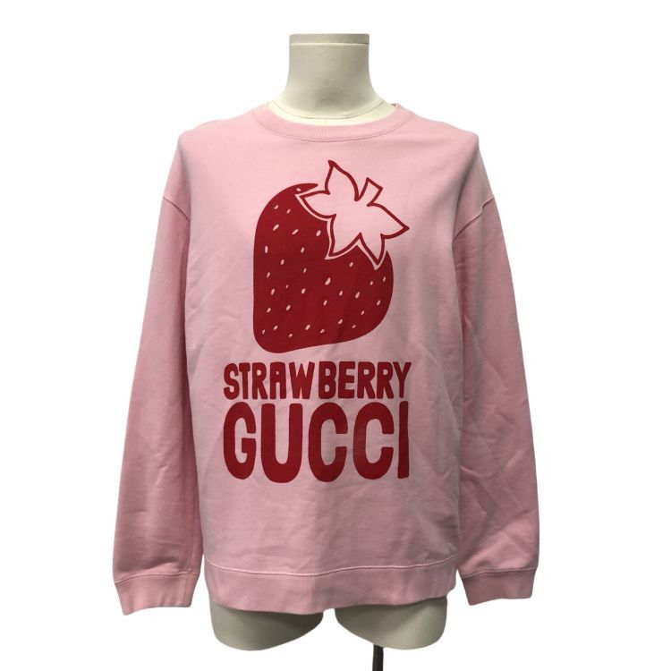 Gucci Gucci Strawberry Print Sweatshirt M Size US M / EU 48-50 / 2 - 1 Thumbnail