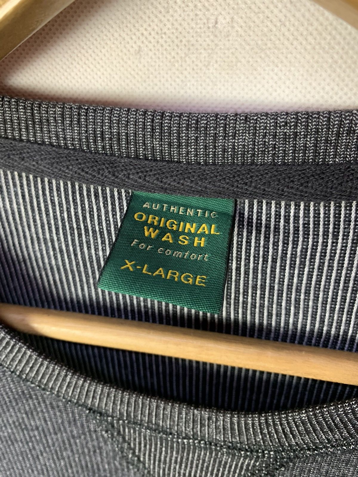 Japanese Brand × Uniqlo 🔥 Uniqlo Pleats Stripes Longsleeves Tee Size US L / EU 52-54 / 3 - 4 Thumbnail