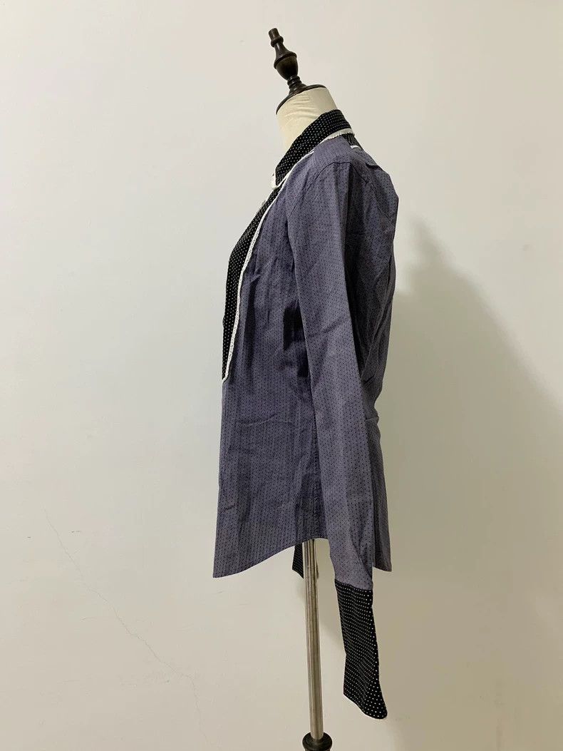 Vivienne Westwood Vivienne Westwood Gray patchwork polka dress shirt Size M / US 6-8 / IT 42-44 - 3 Thumbnail