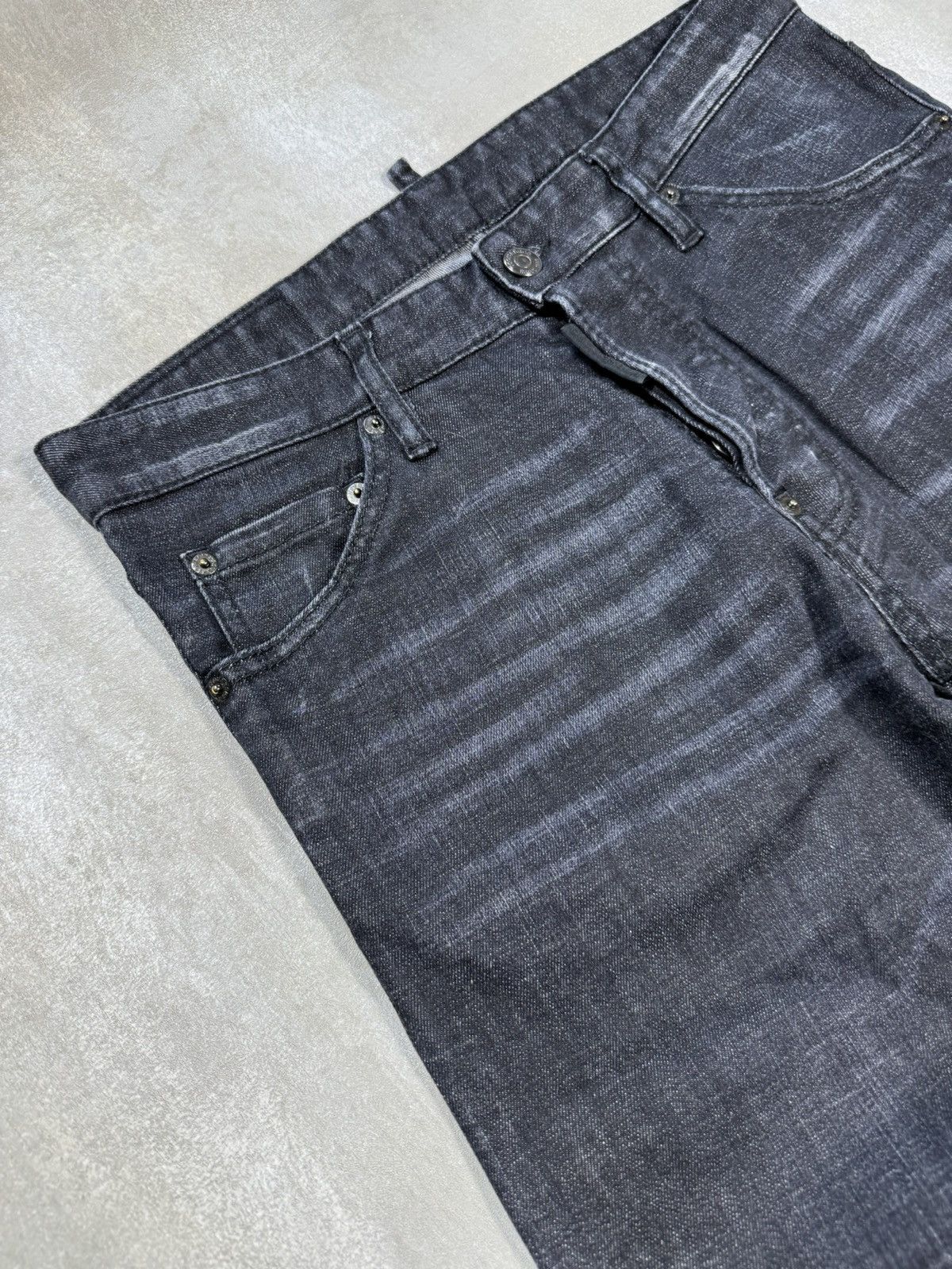 Dsquared2 Dsquared2 Cool Guy Jean Black Denim Jeans Size US 31 - 6 Thumbnail