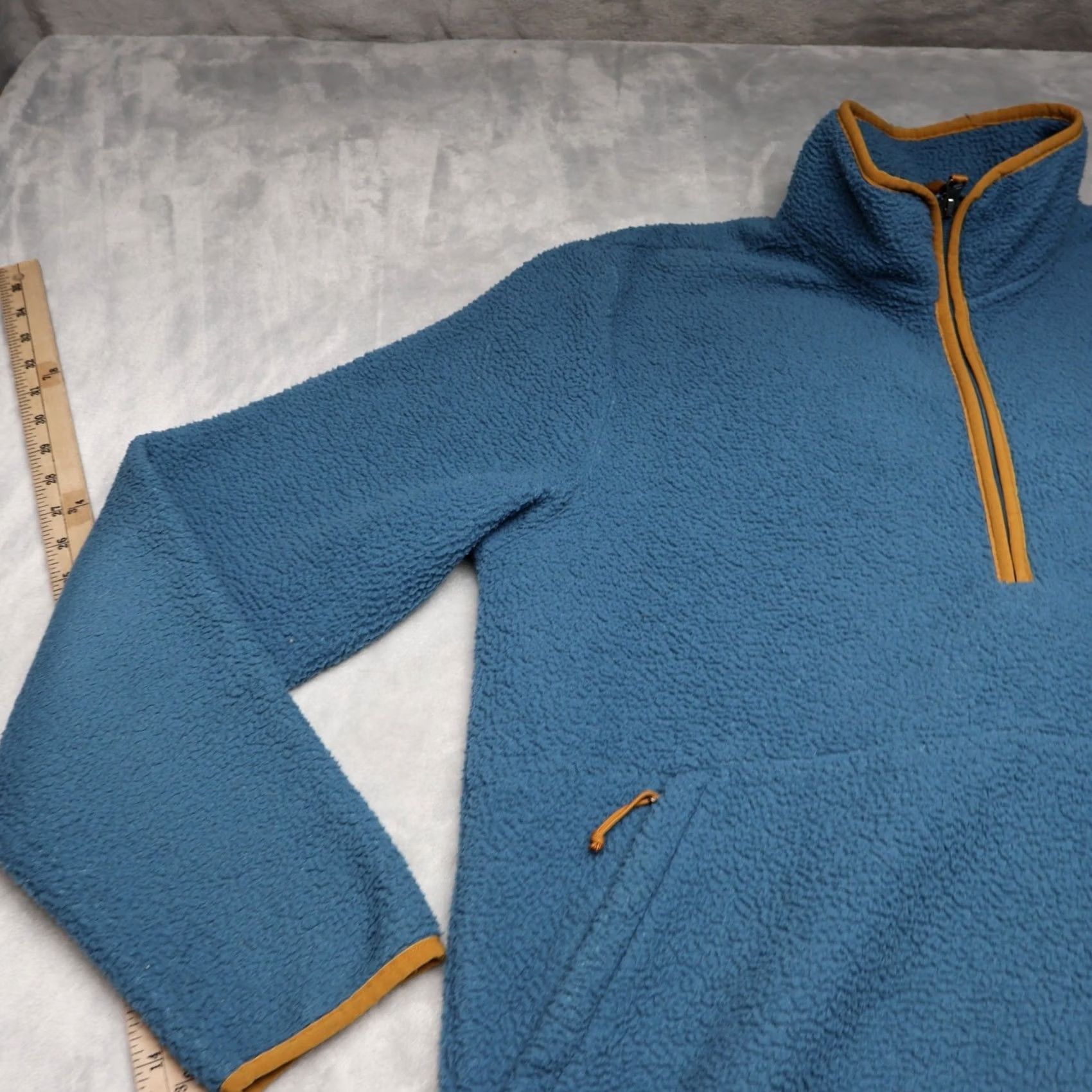 The North Face The North Face Sweater Mens L Blue Fleece Pullover 1/4 Zip Outdoor Mock Neck Zip Pockets Size US L / EU 52-54 / 3 - 2 Thumbnail