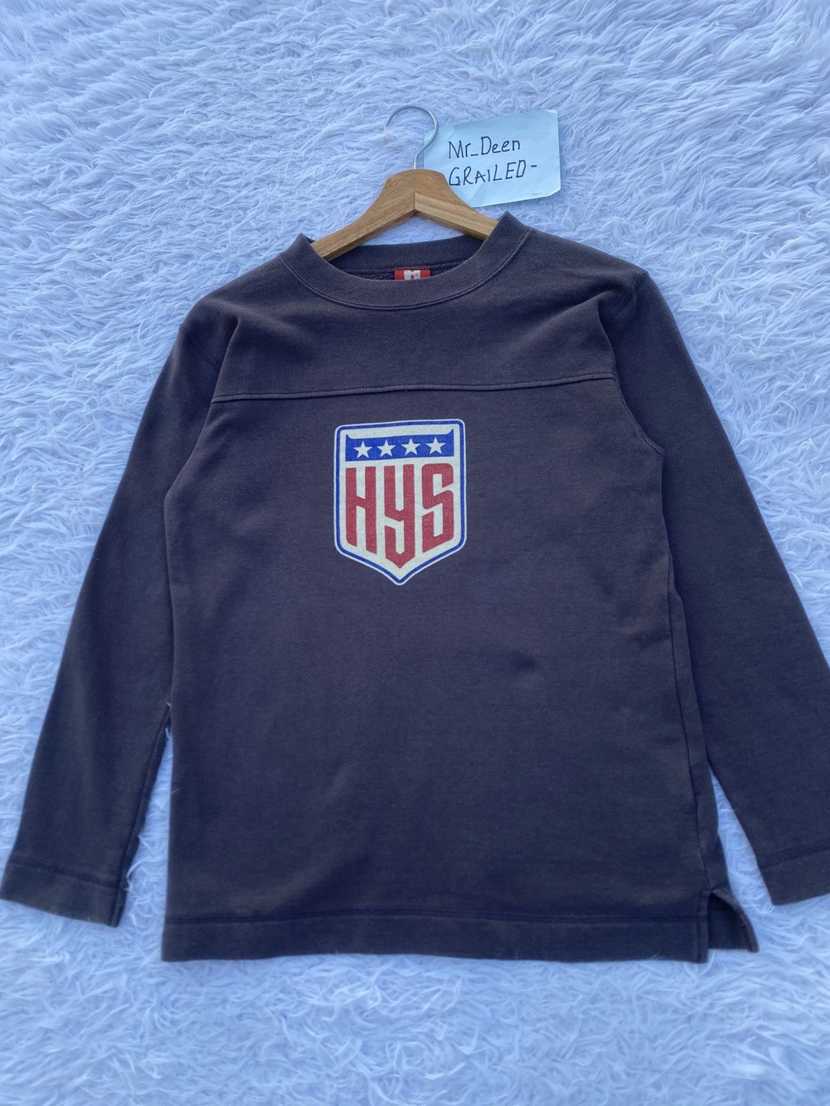 Hysteric Glamour Vintage Hysteric Glamour HYS US Logo Flag Longsleeve Shirt Size US S / EU 44-46 / 1 - 8 Thumbnail