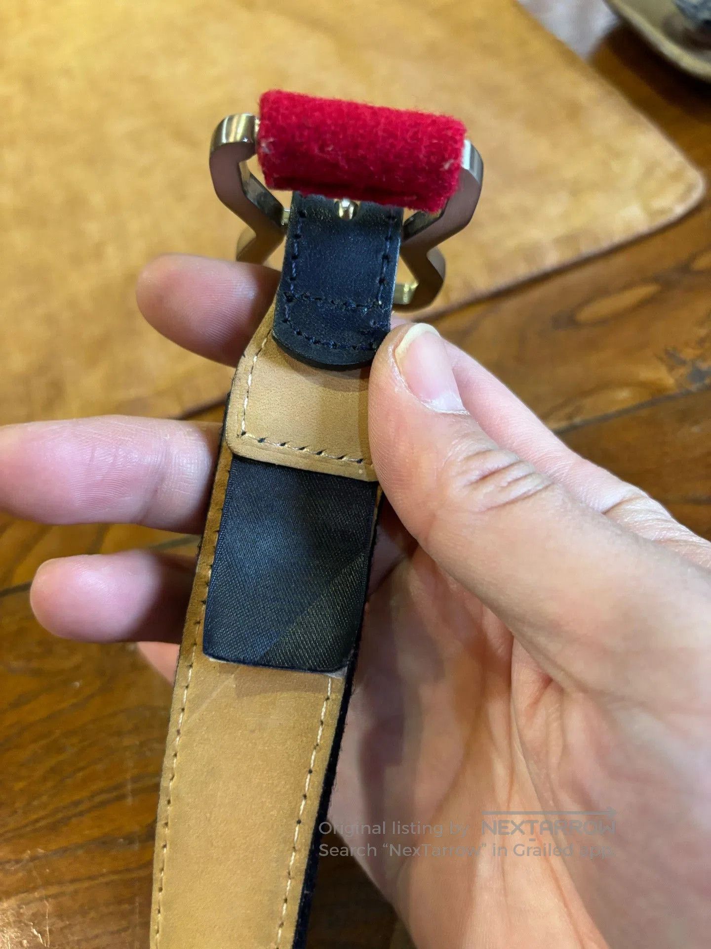 Thom Browne Thom Browne x Brooks Brothers Wool Leather Belt. Size ONE SIZE - 5 Thumbnail
