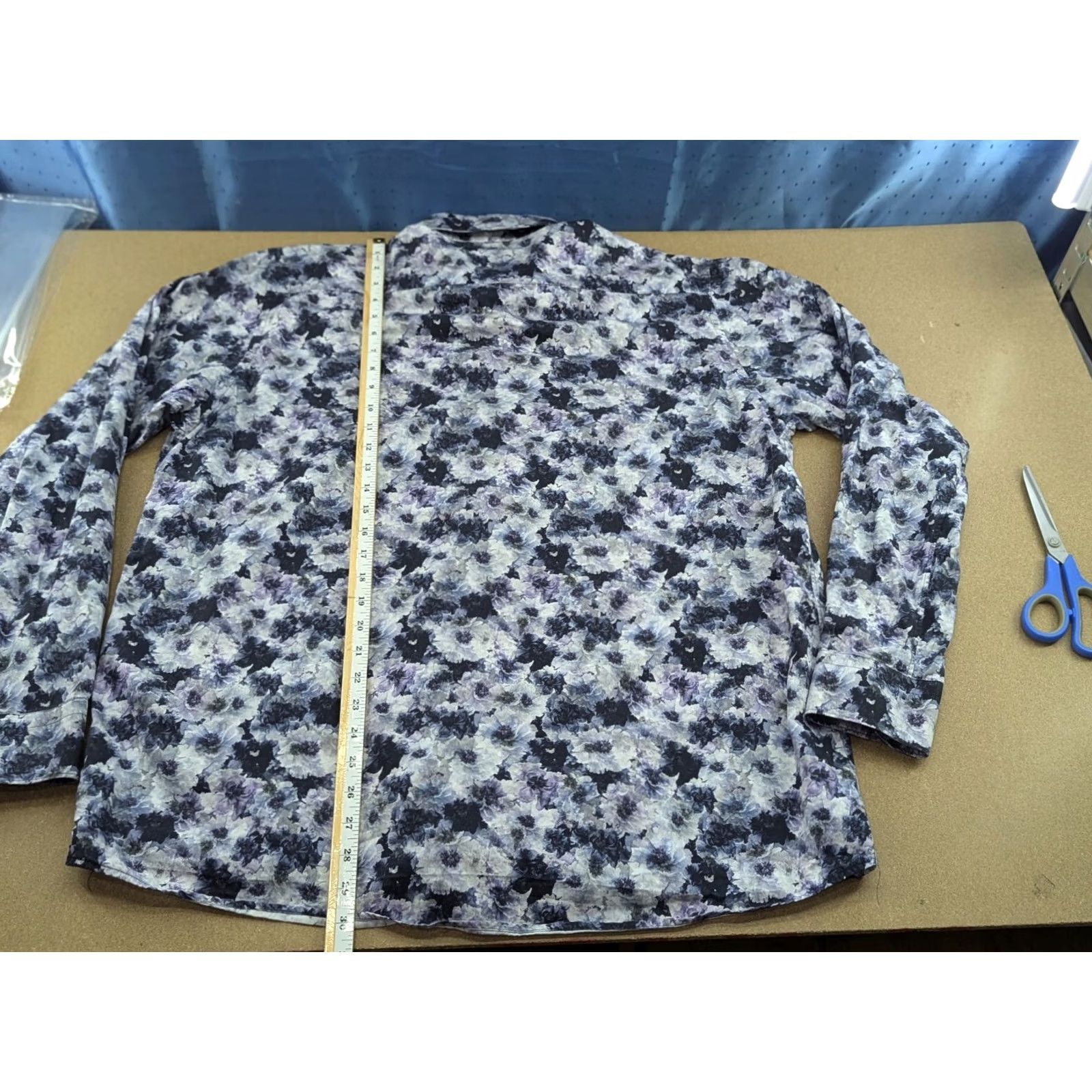 Eton ETON Contemporary Mens Button-Up Shirt 2XL Floral Multicolor Long Sleeve Canvas Cotton Lyocell N/A Mens Size US XXL / EU 58 / 5 - 4 Thumbnail