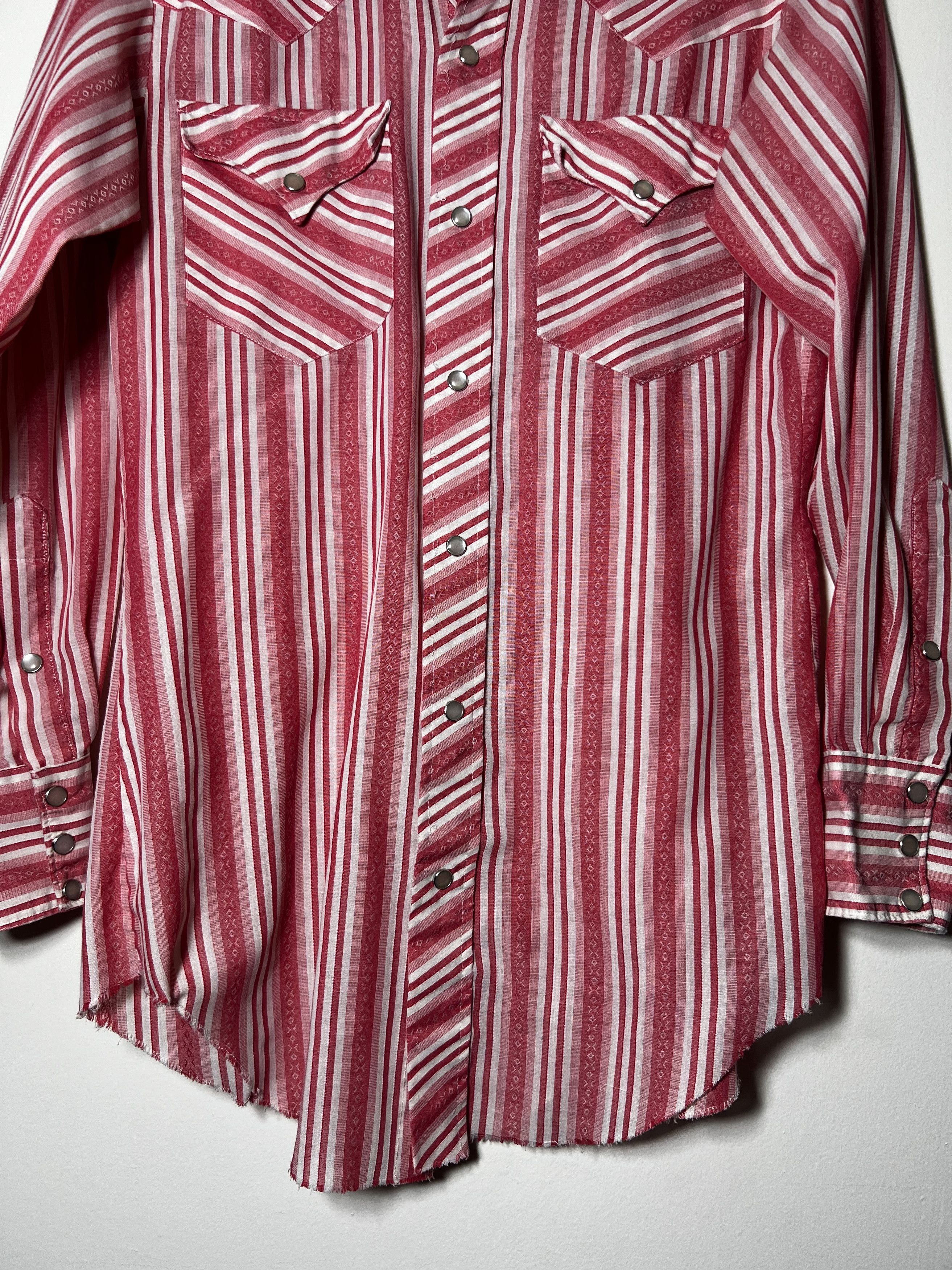 Vintage Vintage 1970's H Bar C California Ranchwear Red Button Up Size US S / EU 44-46 / 1 - 4 Thumbnail