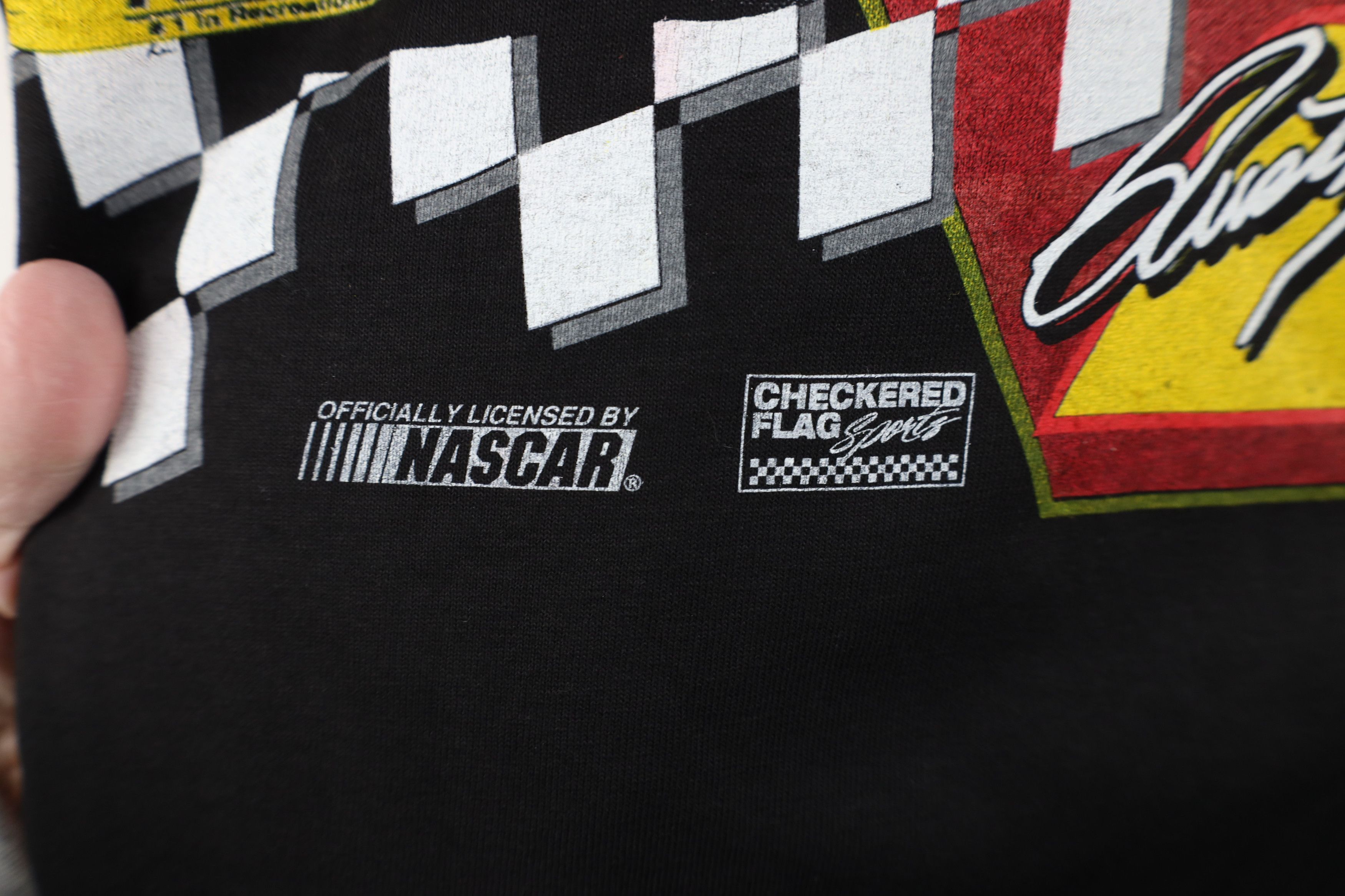 Vintage Vintage 90s NASCAR Rusty Wallace Racing Miller Lite T-Shirt Size US L / EU 52-54 / 3 - 5 Thumbnail