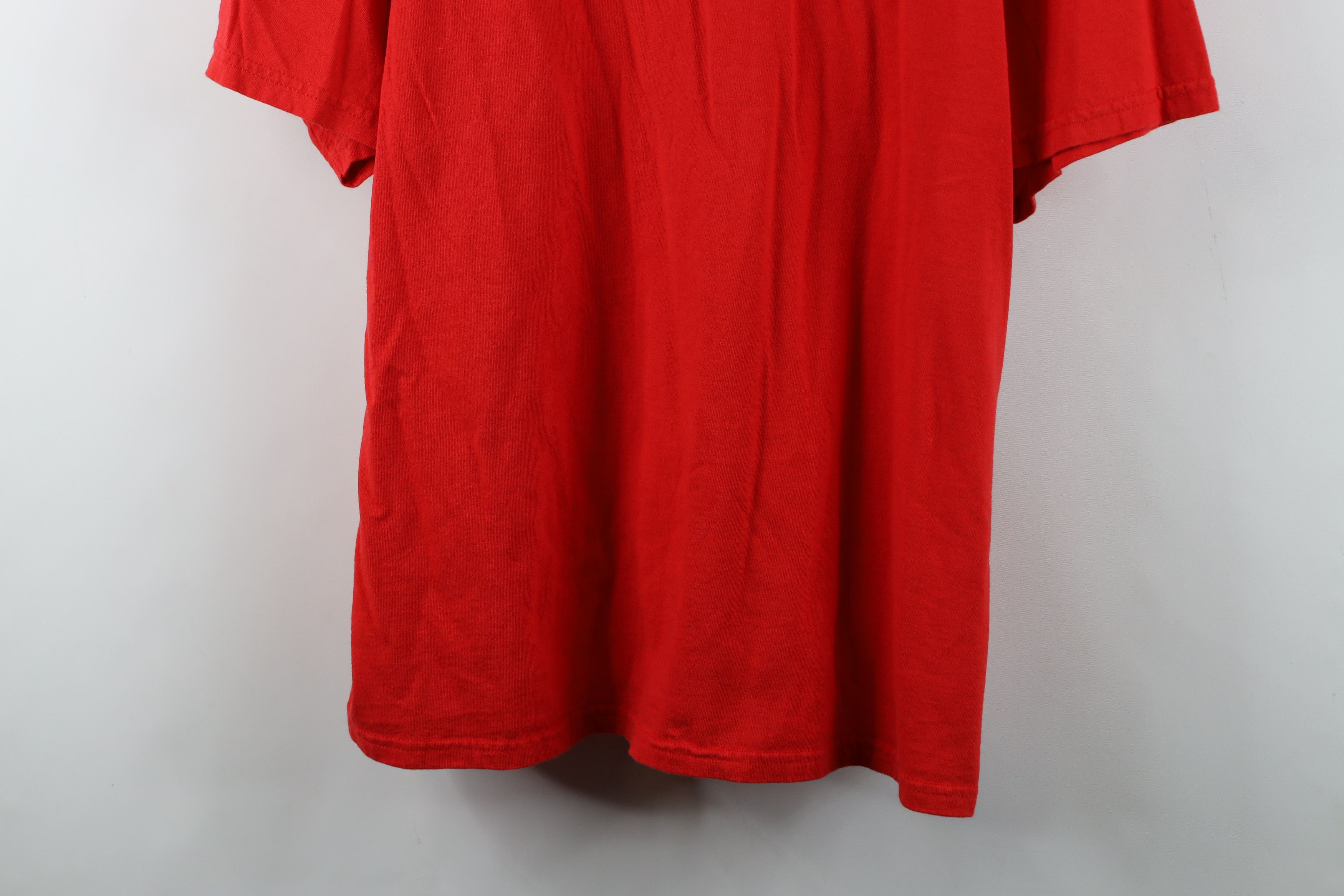 Vintage Vintage Y2K Ohio State University T-Shirt Red Football Size US XL / EU 56 / 4 - 3 Thumbnail