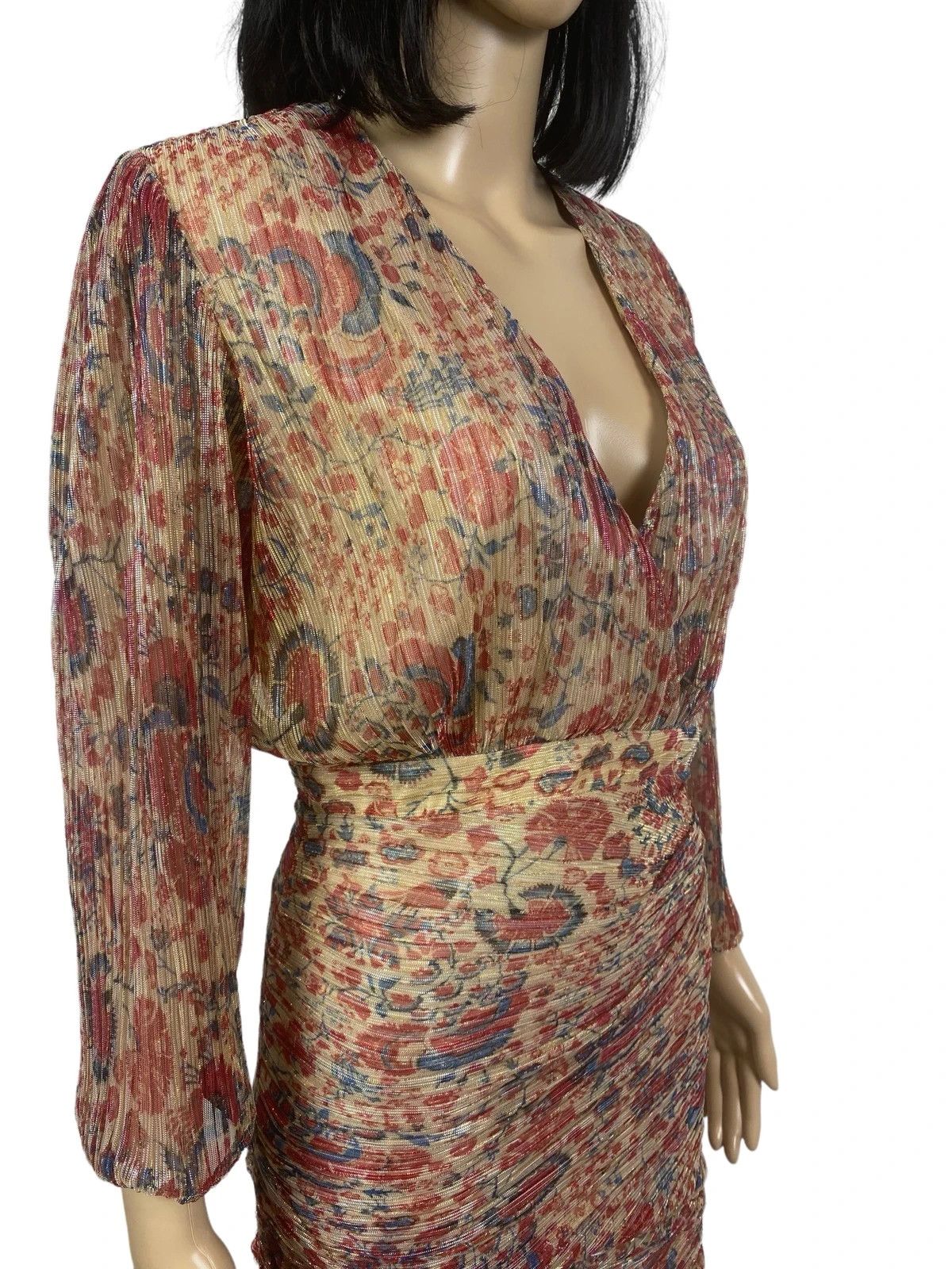 ba&sh Ba&sh Amelia Pleated Dress size 2 Size M / US 6-8 / IT 42-44 - 5 Thumbnail