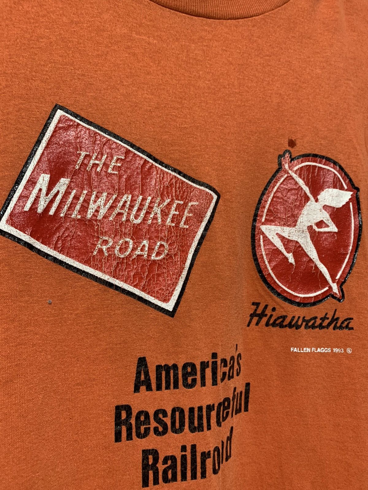 Vintage 1993 Milwaukee Road Shirt Size US XL / EU 56 / 4 - 2 Thumbnail