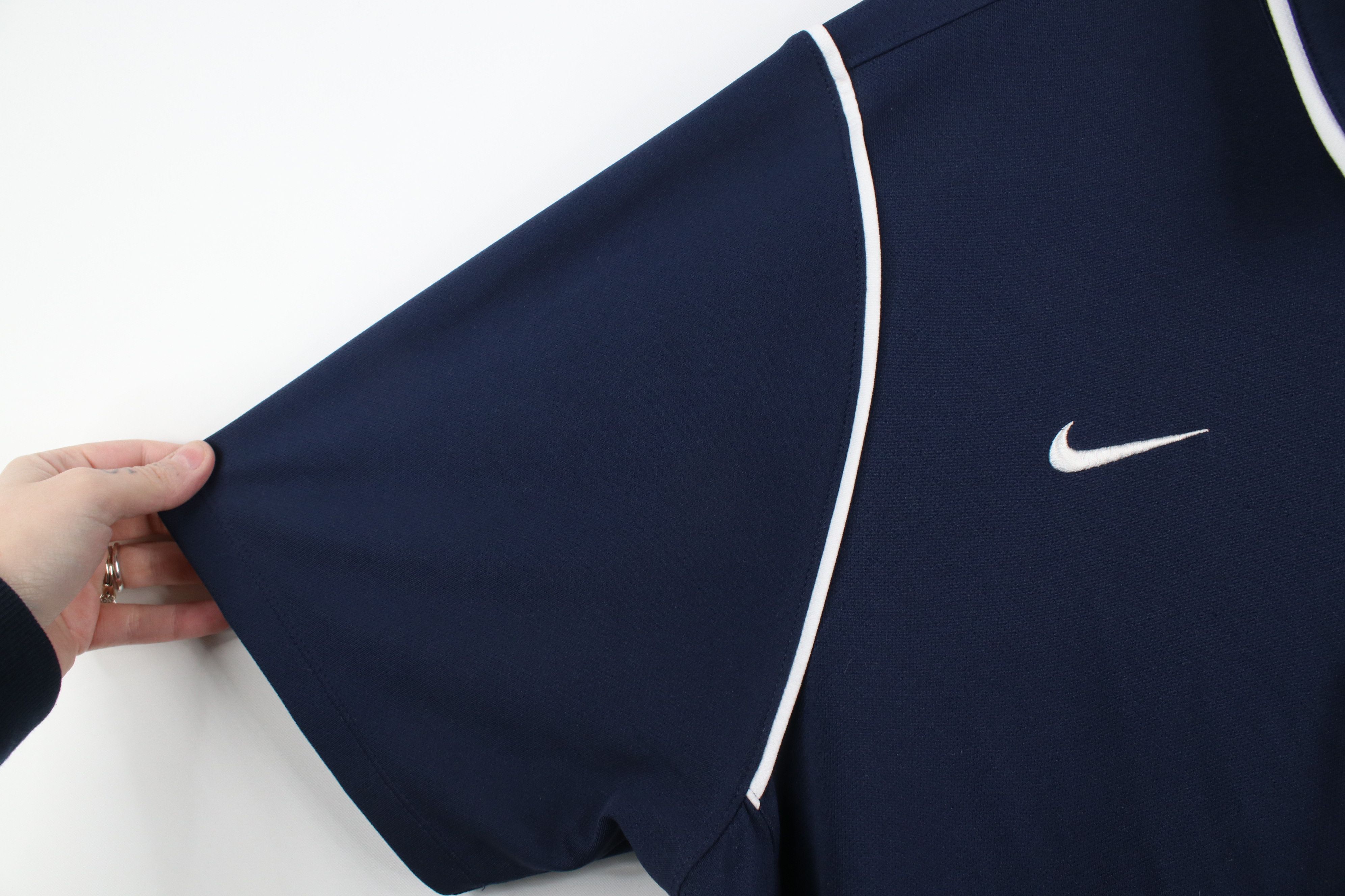 Nike × Vintage Nike Xavier University Baseball Short Sleeve Polo Shirt Size US L / EU 52-54 / 3 - 8 Thumbnail