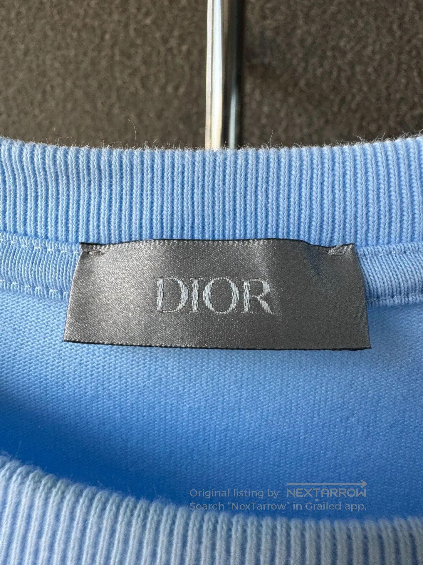 Dior Dior Embroidered Blue Short Sleeve Shirt. Size US M / EU 48-50 / 2 - 7 Thumbnail