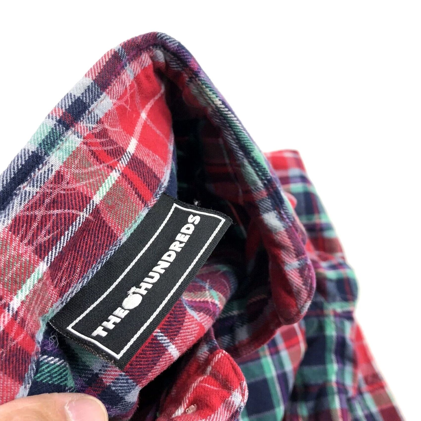 The Hundreds The Hundreds Shirt Large Mens Cotton Plaid Long Sleeve Button Front Casual Size US L / EU 52-54 / 3 - 4 Thumbnail