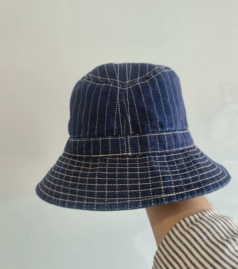 Freewheelers Vintage Style Blue Bucket Hat for Sun Protection Size ONE SIZE - 1 Thumbnail