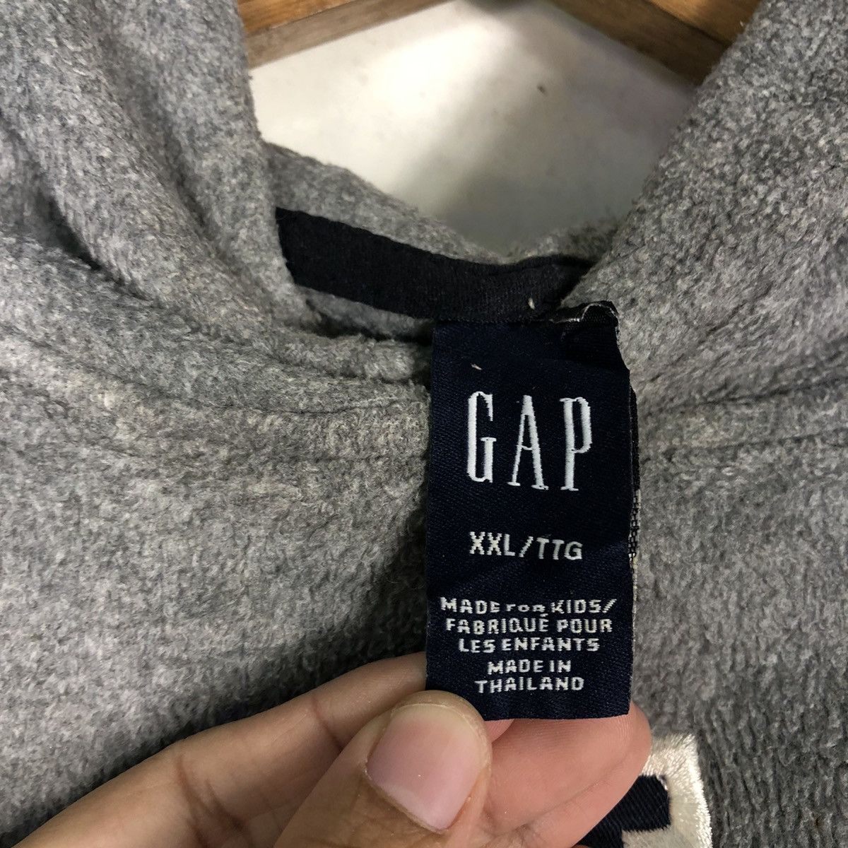 Japanese Brand 🔥90’s Vintage Gap Hoodie Pull Over Big Logo Spell Out Size US XXL / EU 58 / 5 - 14 Thumbnail