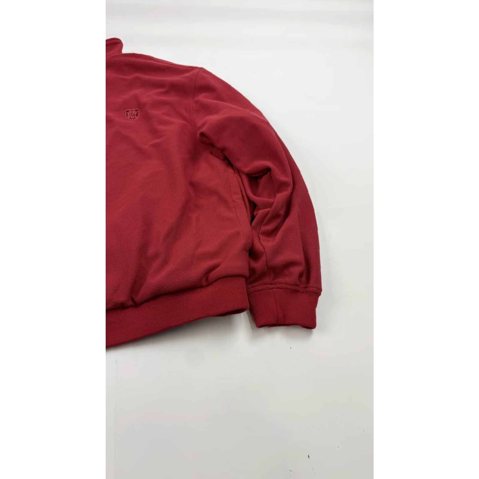 Vintage Forrester's Golf Sweater Mens Medium Red 1/4 Zip Pullover Waffle Knit Mock Neck Long Sleeve Pullover Dress Shirt? Size US M / EU 48-50 / 2 - 2 Thumbnail