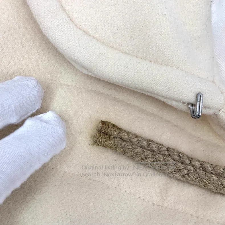 Hermes Hermes Beige wool collar toggle long-sleeved coat Size XS / US 0-2 / IT 36-38 - 8 Thumbnail