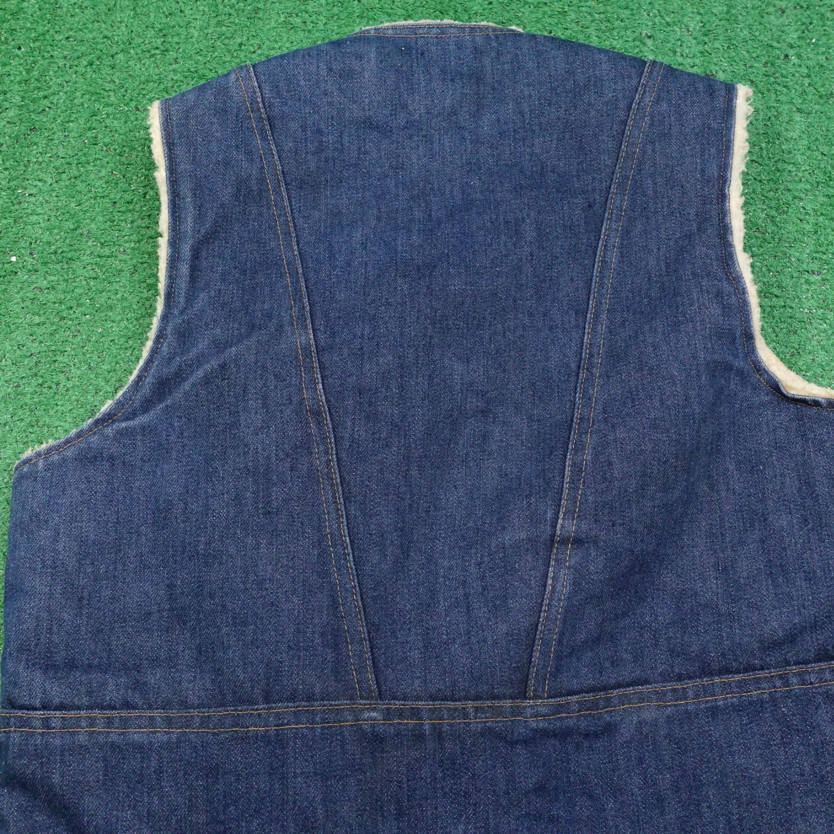 Vintage Vintage Big Smith Western Denim Vest Adult Medium Blue Casual Outerwear Size US M / EU 48-50 / 2 - 6 Thumbnail