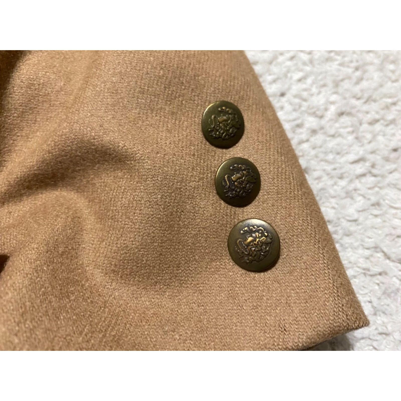 Pendleton Pendleton Blazer Mens Two-Button Solid Brown Wool 100% Two-Button Single-Breasted 42 Chest Regular Size Size US XL / EU 56 / 4 - 5 Thumbnail