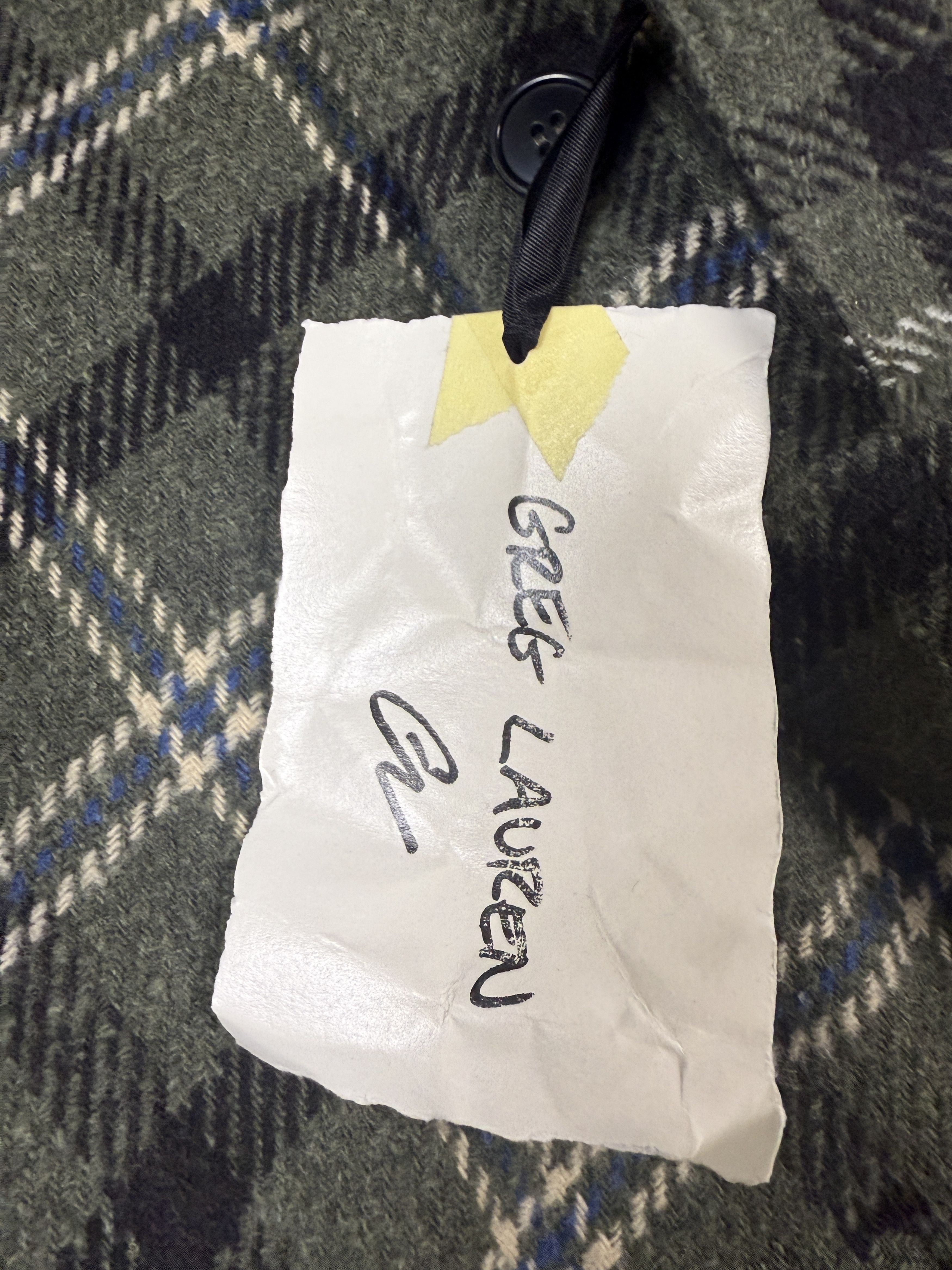 Greg Lauren $875 Greg Lauren Army Plaid Shawl Collar Boxy Jacket Size US L / EU 52-54 / 3 - 10 Thumbnail
