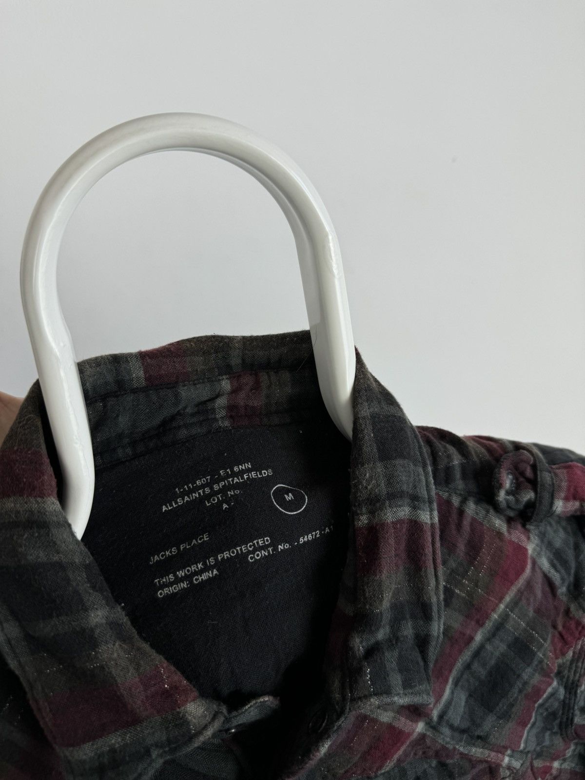 Allsaints All Saints Spitalfields Montreal Long Sleeve Shirt Size US M / EU 48-50 / 2 - 3 Thumbnail