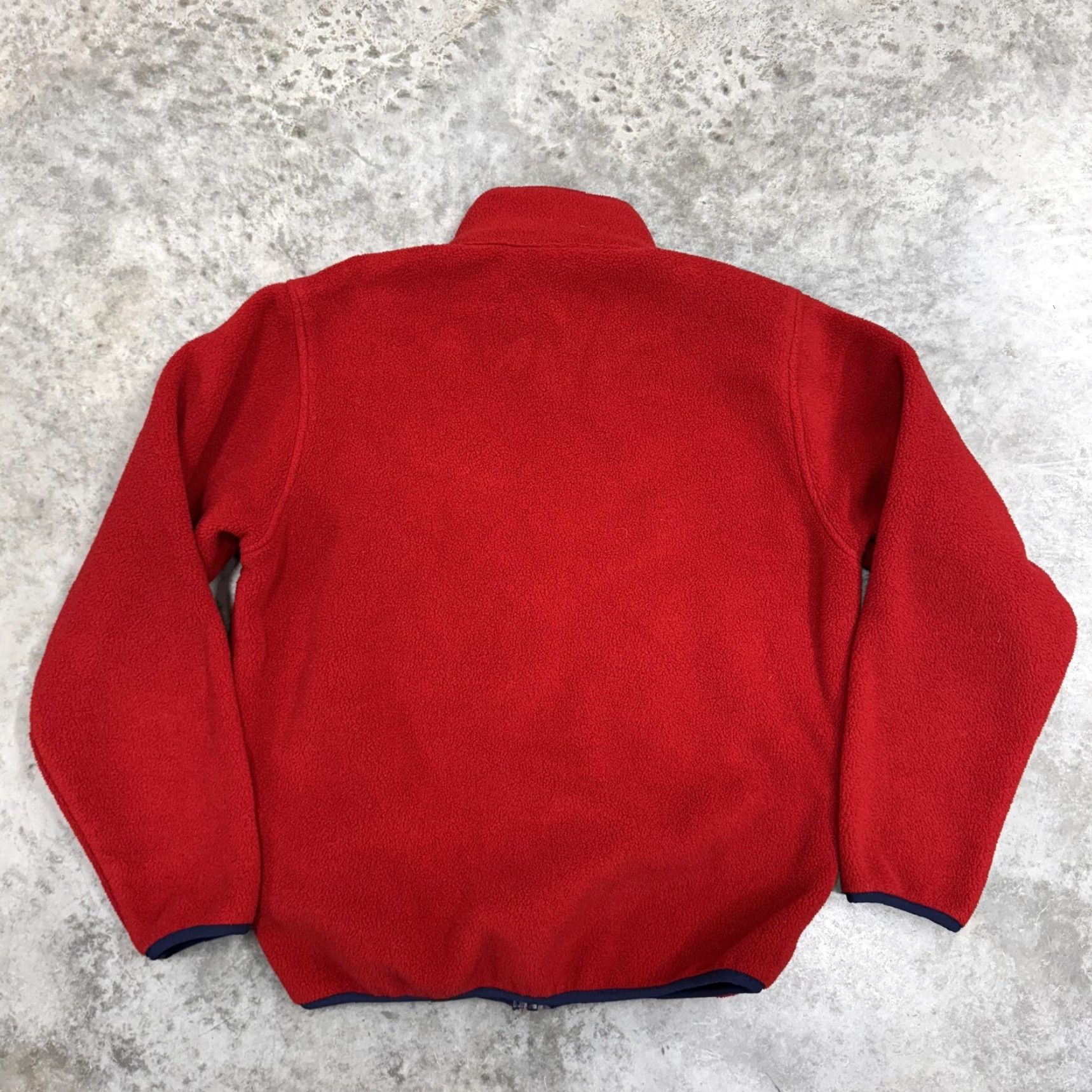 Vintage VINTAGE L.L. Bean Fleece Jacket Womens Small Red Full Zip Stand Collar 90s Size S / US 4 / IT 40 - 4 Thumbnail