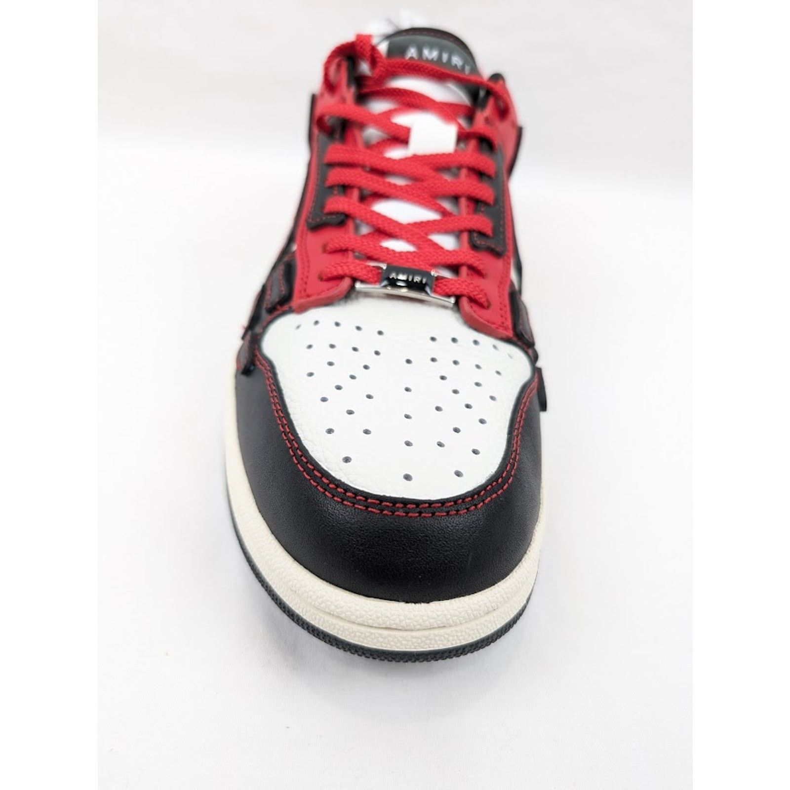 Amiri o1rshd1 Skeleton Low-Top Sneakers in Black/Red Size US 10 / EU 43 - 6 Thumbnail