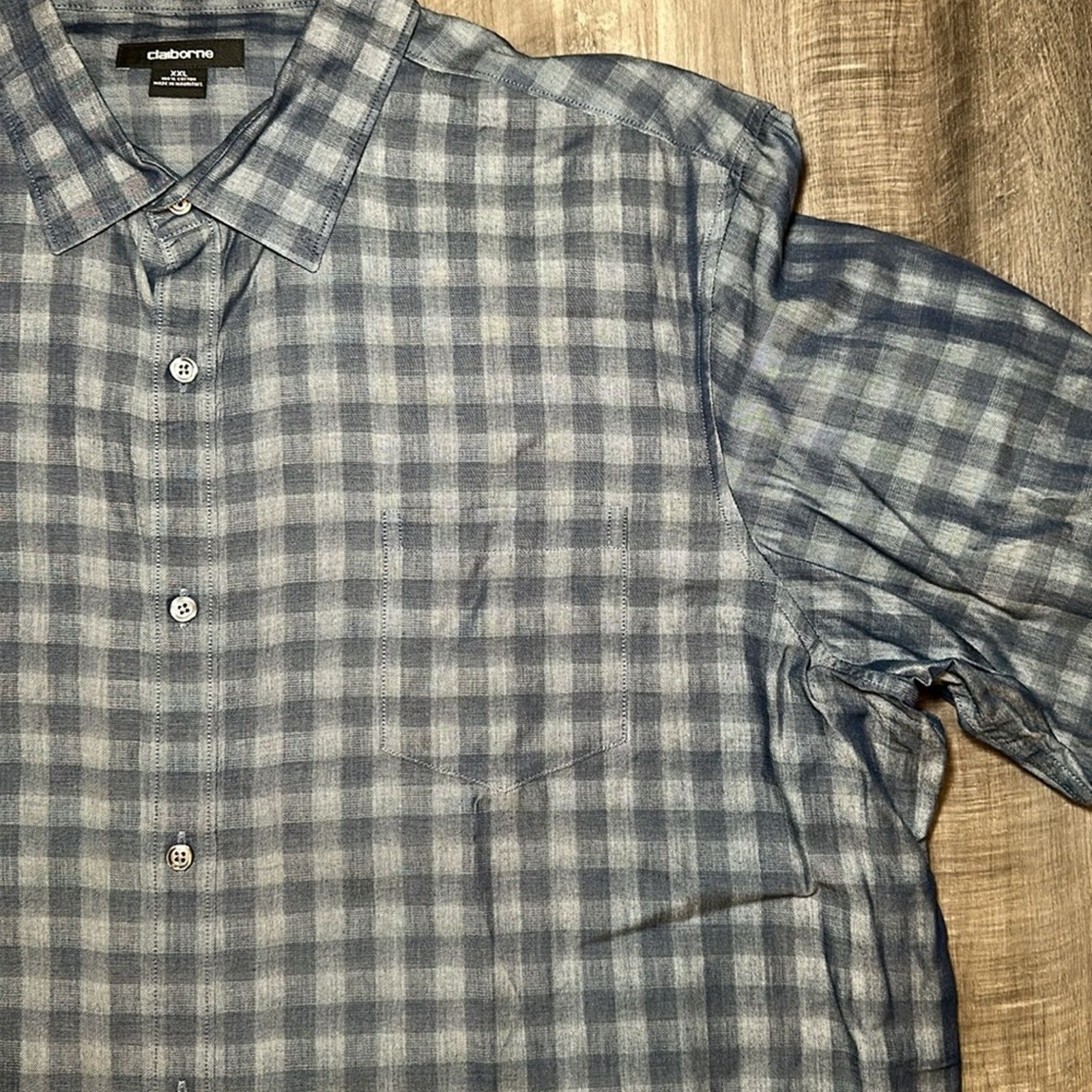 Liz Claiborne Claiborne Long Sleeve Button Down - 2XL Size US XXL / EU 58 / 5 - 5 Thumbnail