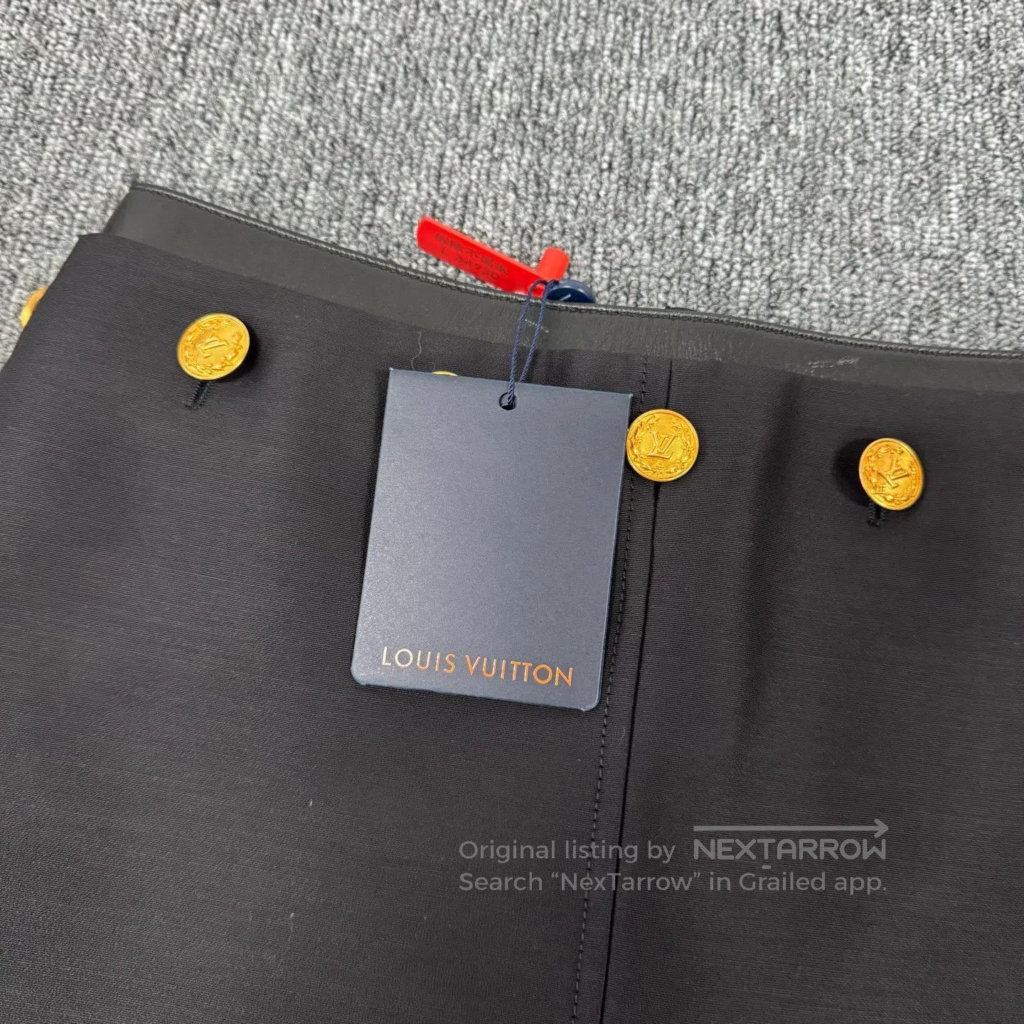 Louis Vuitton Louis Vuitton Grid pattern knit short-sleeve T-shirt| Size US XS / EU 42 / 0 - 4 Thumbnail