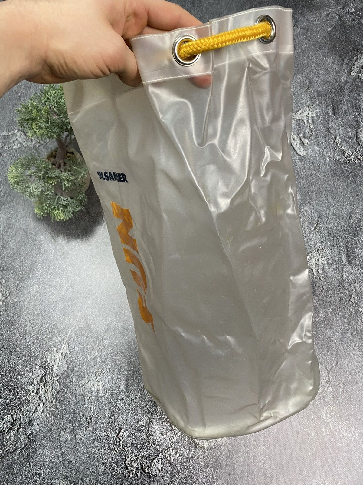 Jil Sander Jil Sander SUN Fragrance Transparent Drawstring Beach Bag Size ONE SIZE - 19 Thumbnail