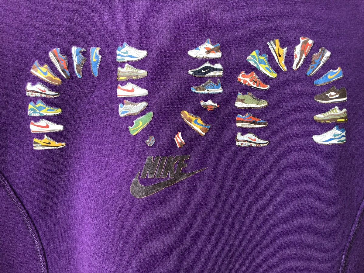 Nike Vintage Nike Run F1 Sweatshirt Unisex Purple Sneaker Graphic Size US S / EU 44-46 / 1 - 5 Thumbnail