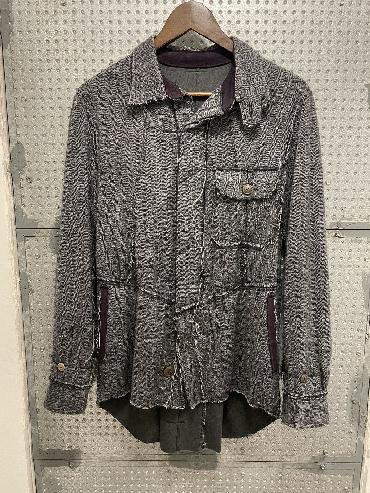 Number (N)ine × Takahiromiyashita The Soloist. CPO jacket grey  