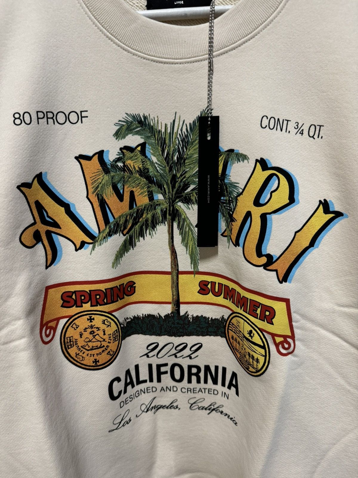 Amiri Amiri Logo Sweatshirt Sweatshirt NEW 900$ Size US S / EU 44-46 / 1 - 2 Thumbnail
