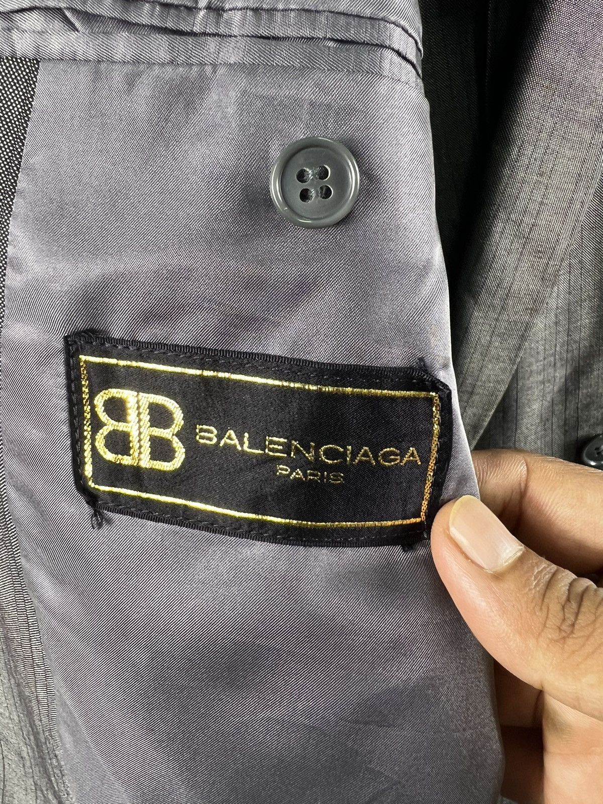 Balenciaga 🔥 BALENCIAGA DECORBO DOUBLE BREASTED Size 34R - 7 Thumbnail
