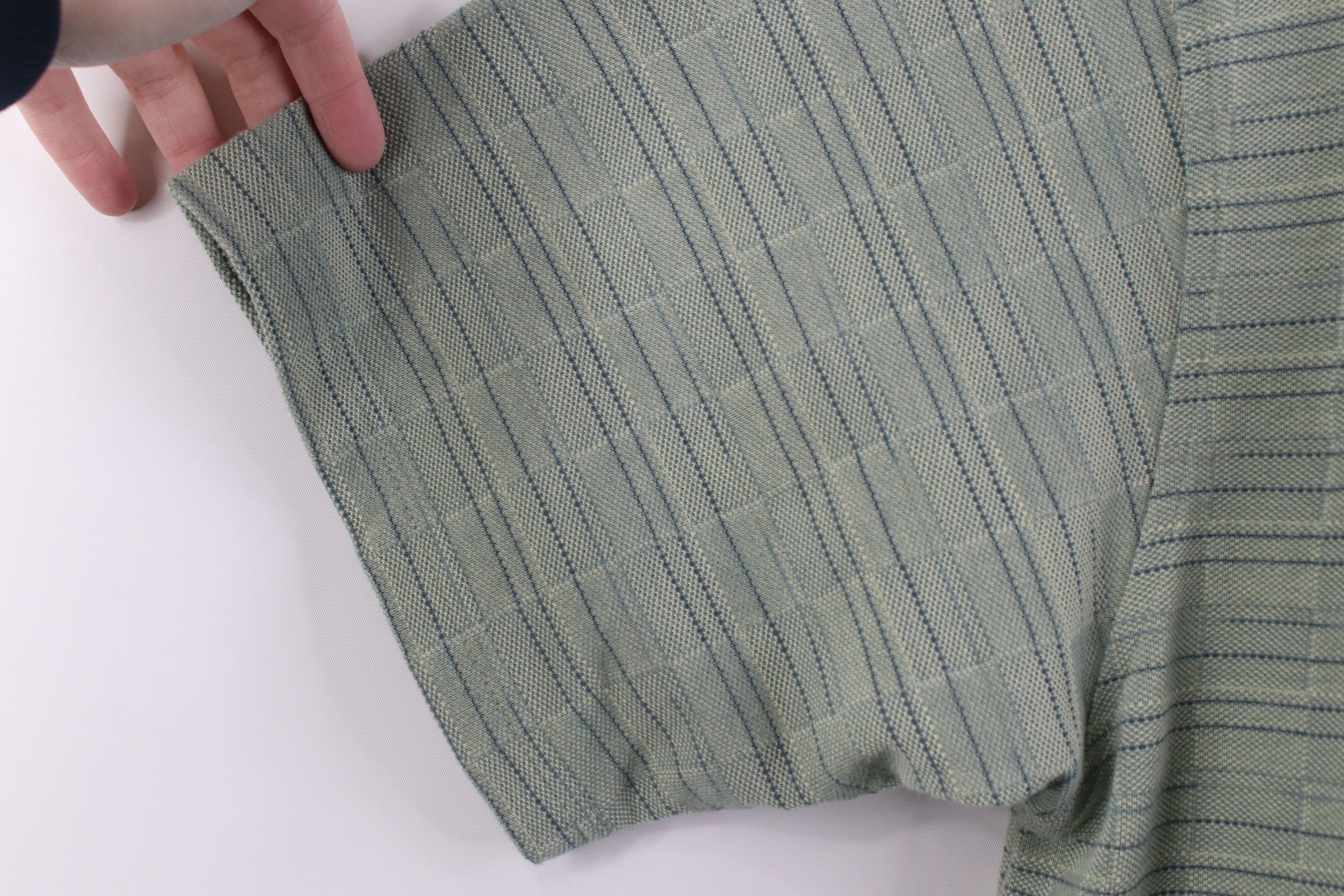 Vintage Vintage 90s Y2K Streetwear Checkered Knit Collared Golf Polo Size US L / EU 52-54 / 3 - 7 Thumbnail