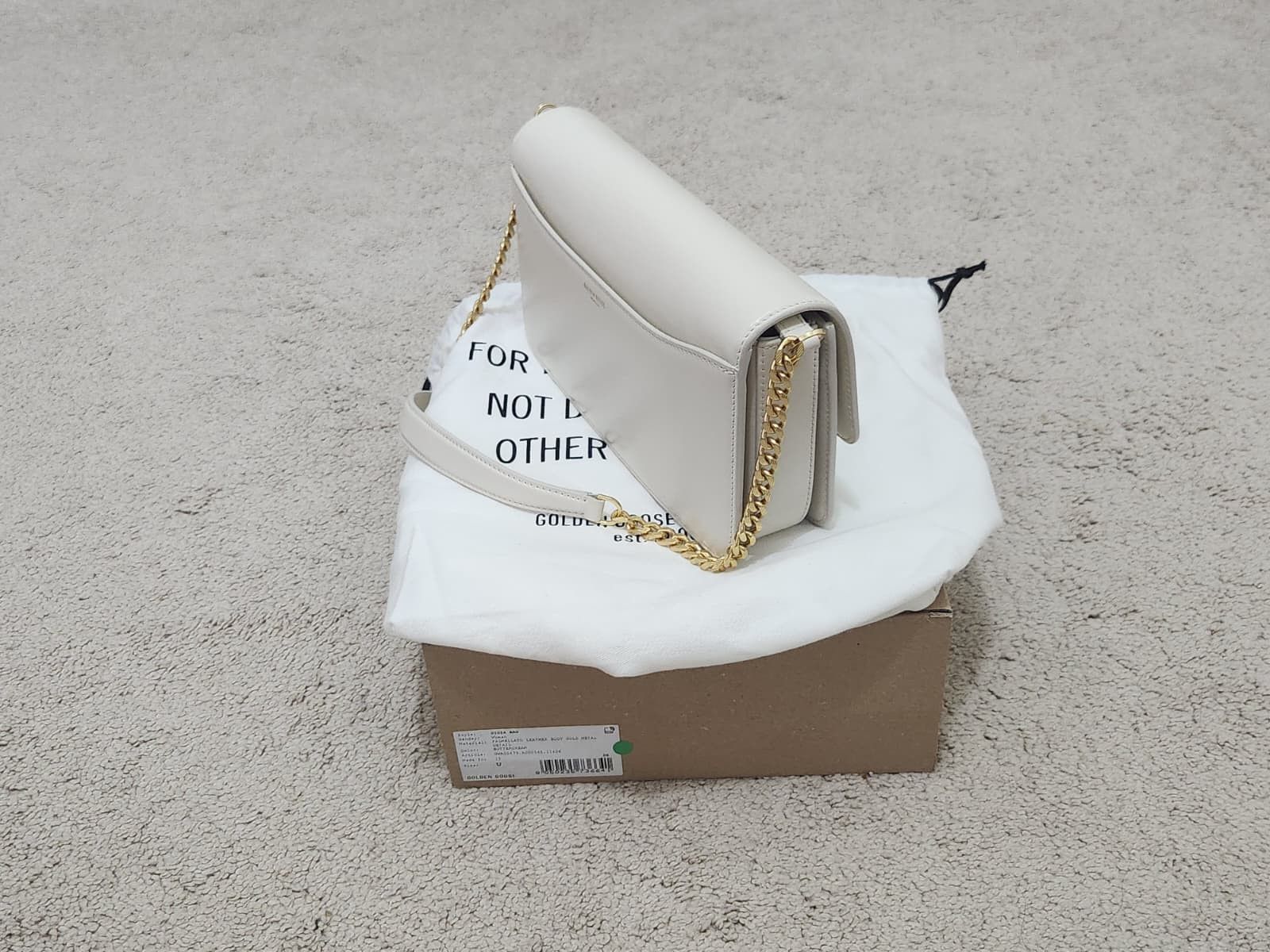 Golden Goose Golden Goose Gioia Bag in butter-colored boarded leather Size ONE SIZE - 3 Thumbnail