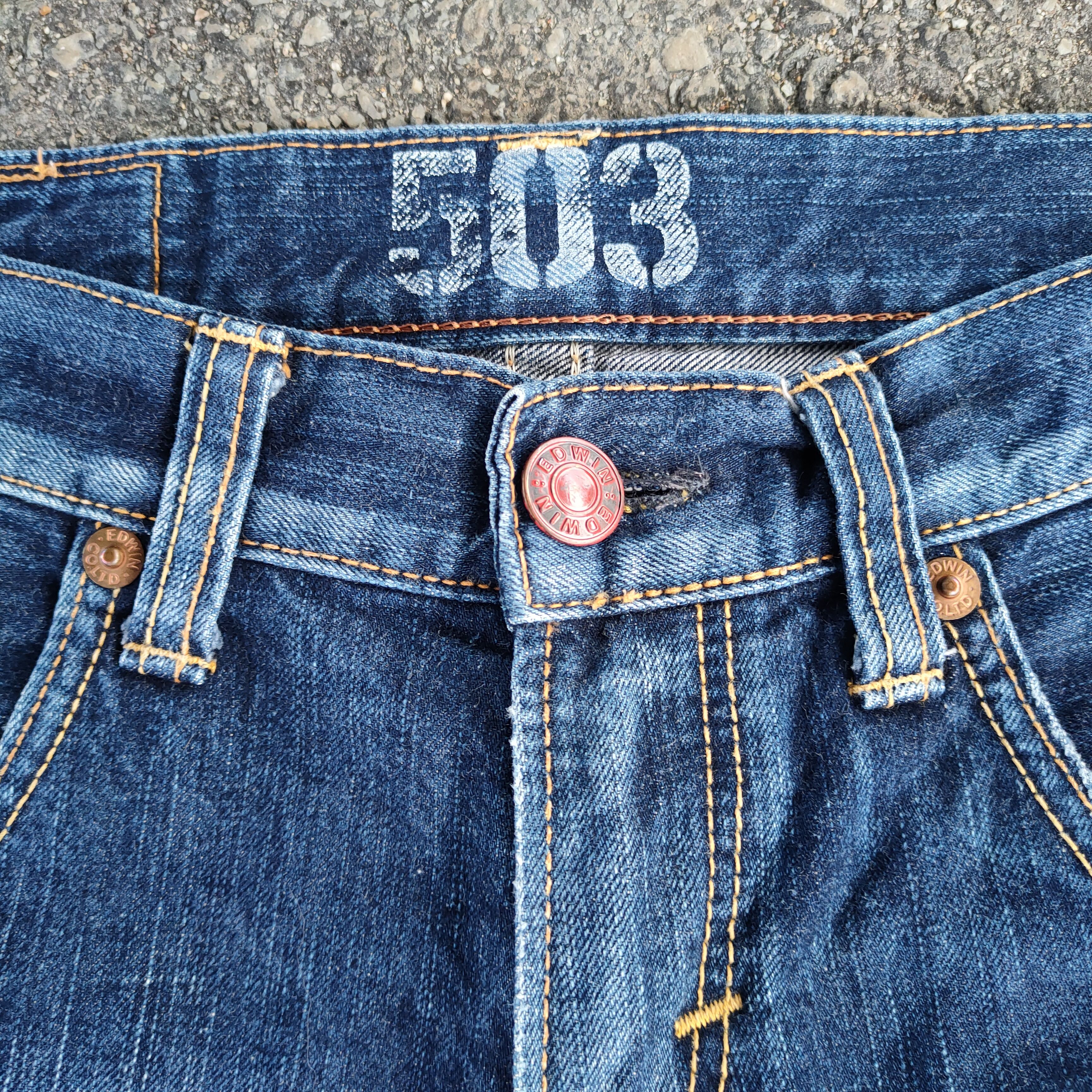 Edwin VINTAGE EDWIN BLUE TRIP FADED JEANS DENIM PANTS Size US 32 / EU 48 - 3 Thumbnail