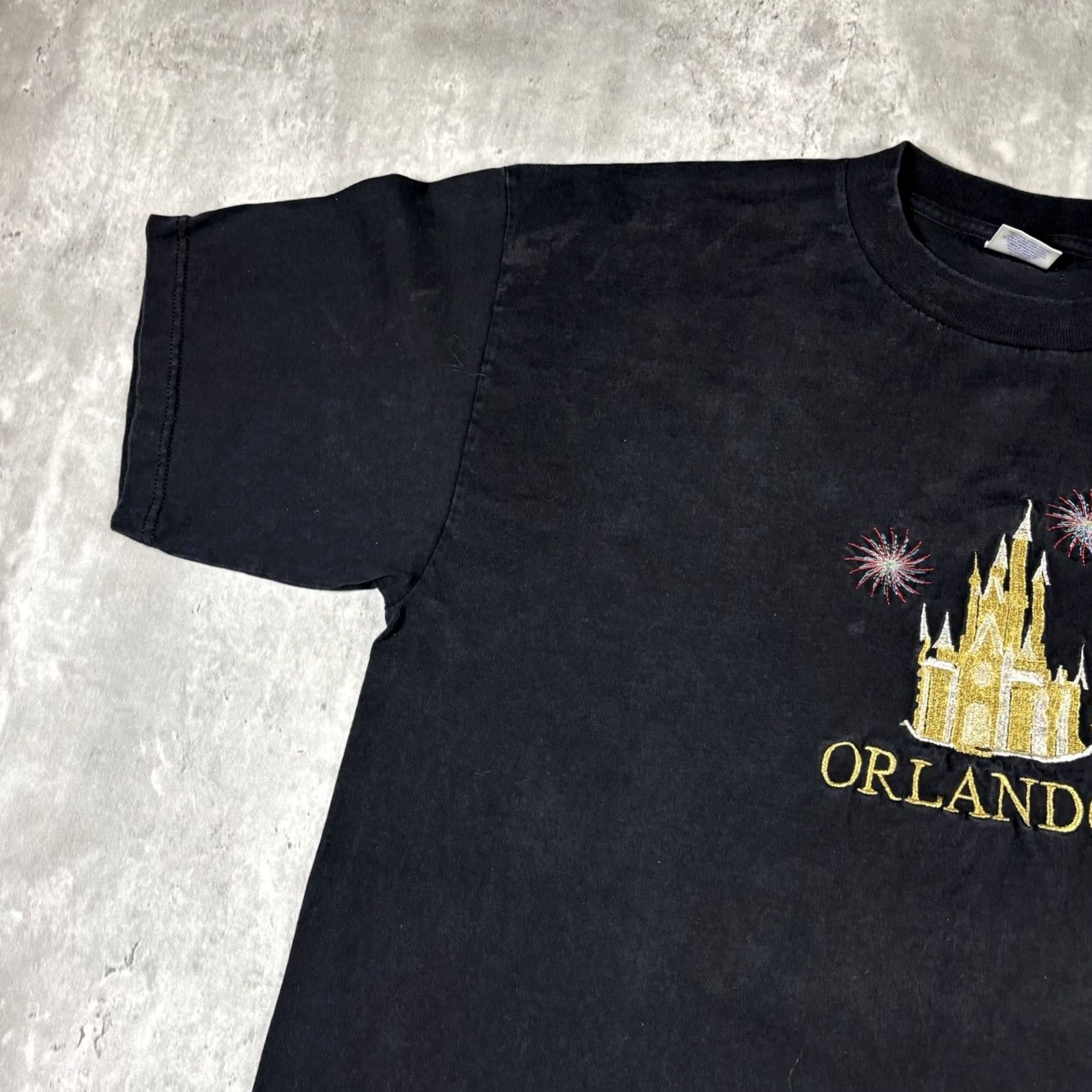 Disney VINTAGE Walt Disney Mickey Mouse T-Shirt XL Black 90s Y2K Men Short Sleeve Crew Neck Cotton Shirt Adults Size US XL / EU 56 / 4 - 5 Thumbnail