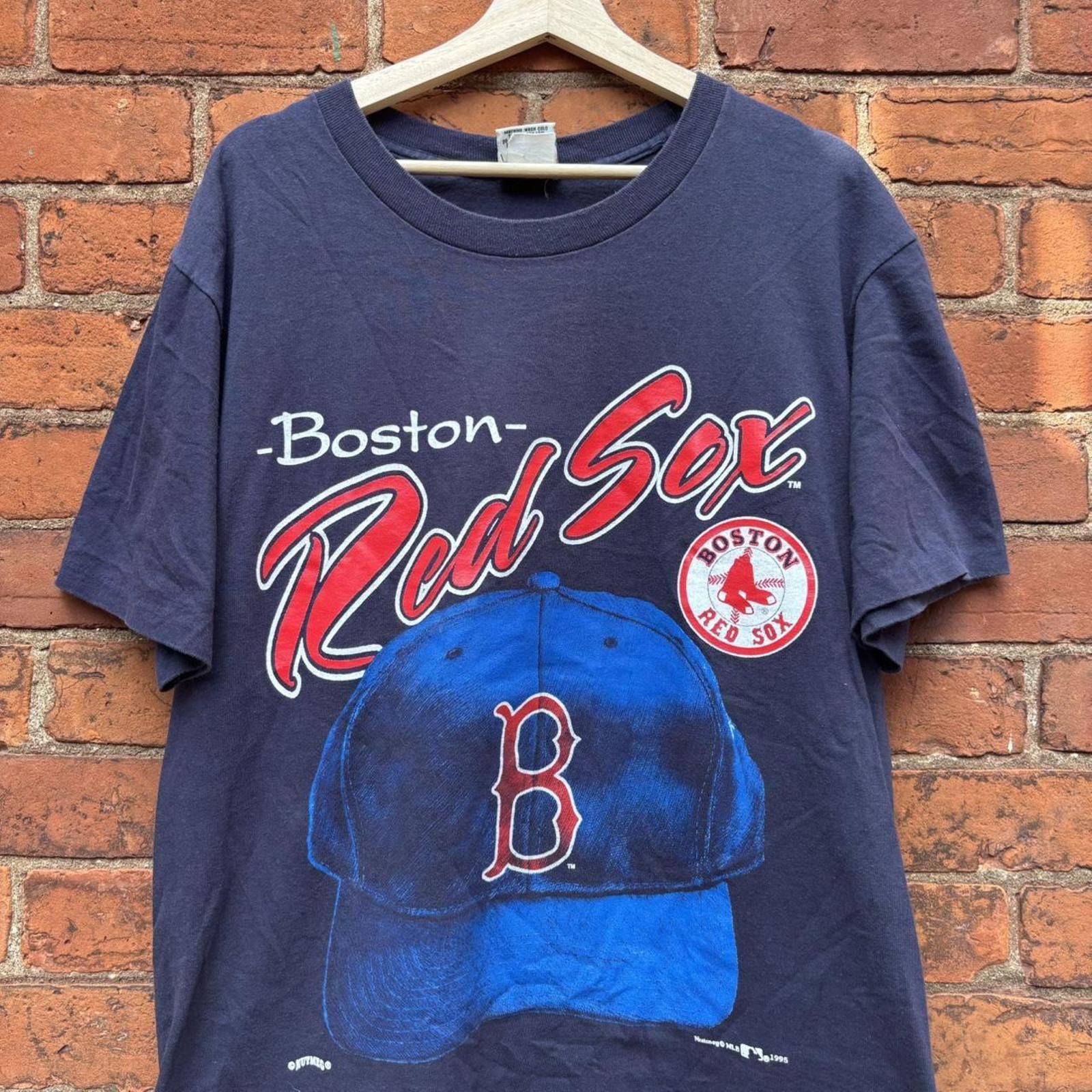 Nutmeg Vintage Boston Red Sox nutmeg t shirt 1995 XL Size US XL / EU 56 / 4 - 2 Thumbnail