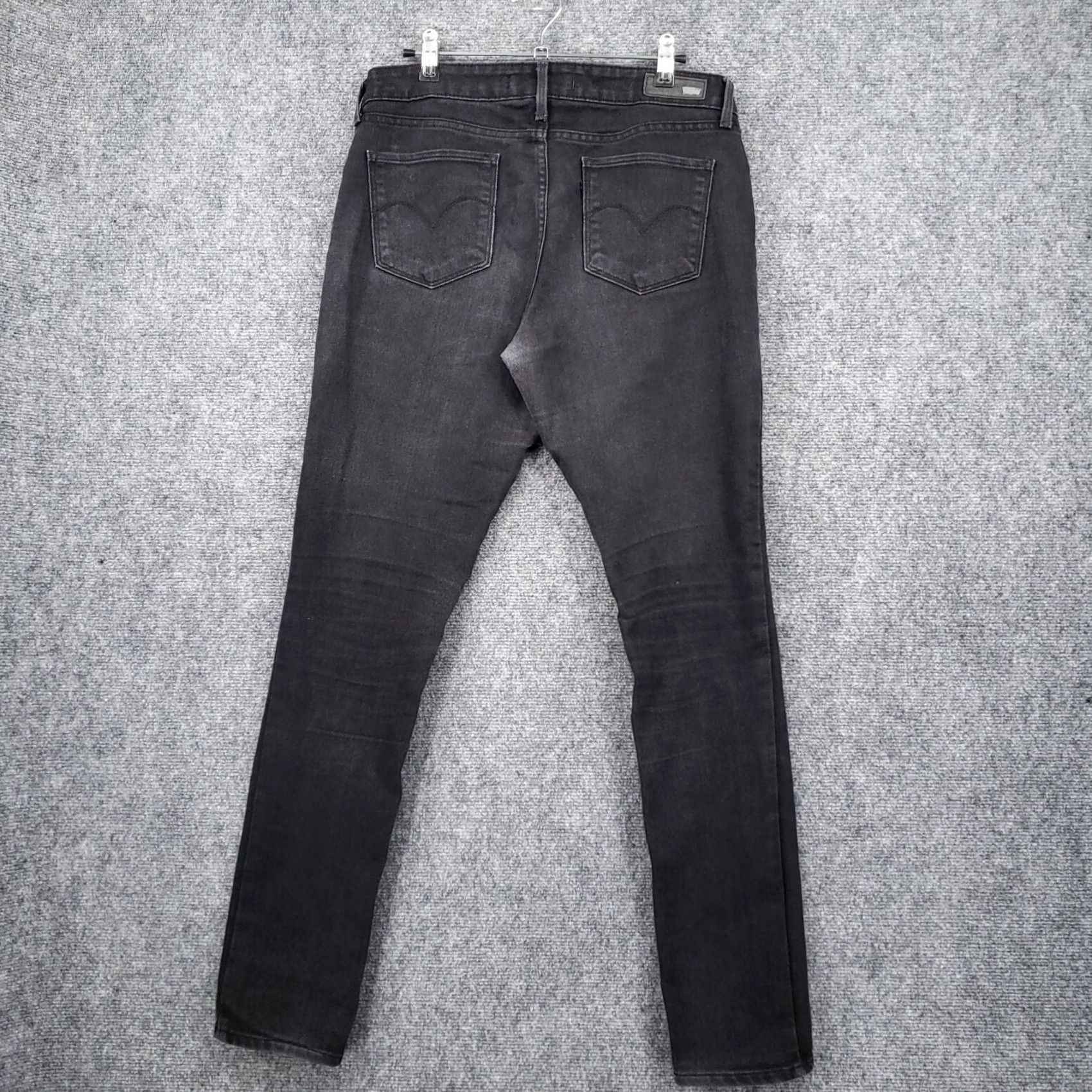 Levi's Levi's Jeans Womens Skinny Leg Dark Wash Black Denim 30 Modern Rise Size 30" / US 8 / IT 44 - 2 Thumbnail