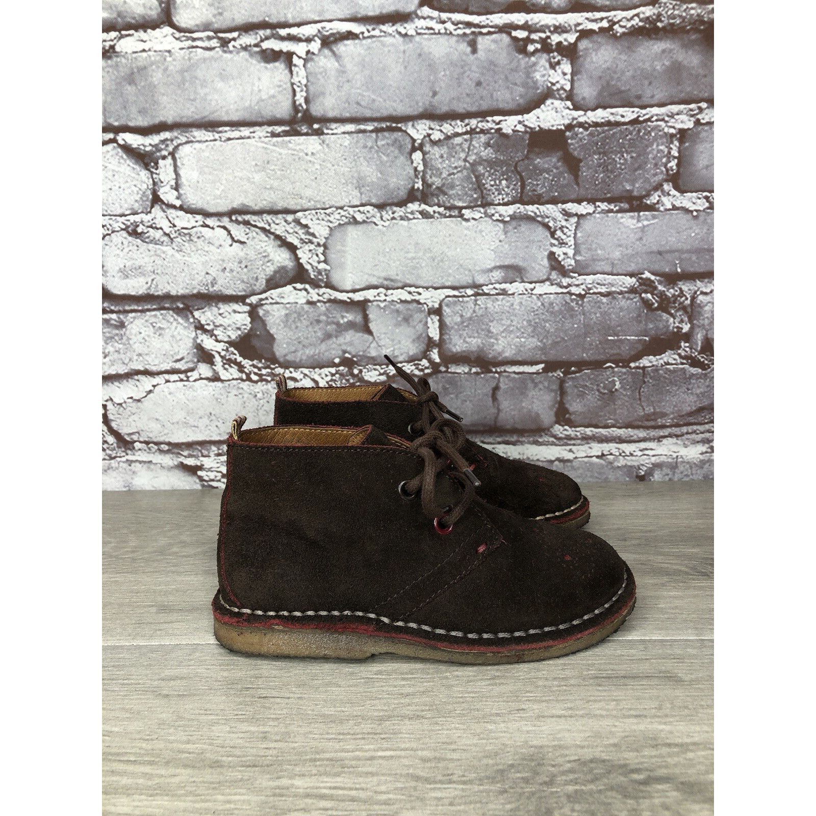 Paul Smith Paul Smith Junior Brown Suede Leather Chukka Lace Up Boots B Size US 10 / EU 43 - 13 Thumbnail