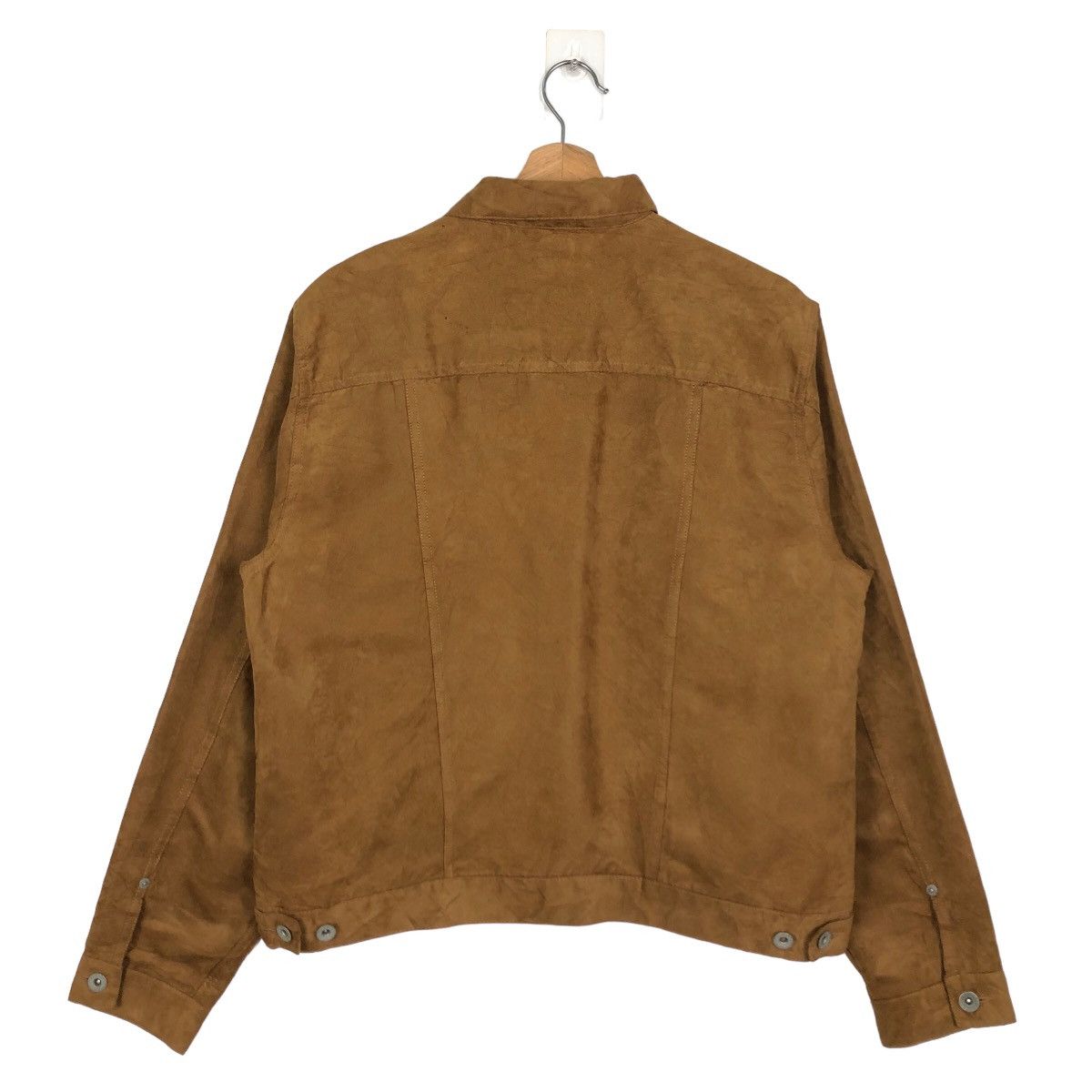 Japanese Brand 🔥VINTAGE SUEDE LEATHER CROPPED JACKET GU JAPAN ISSEY MIYAKE Size US L / EU 52-54 / 3 - 7 Thumbnail