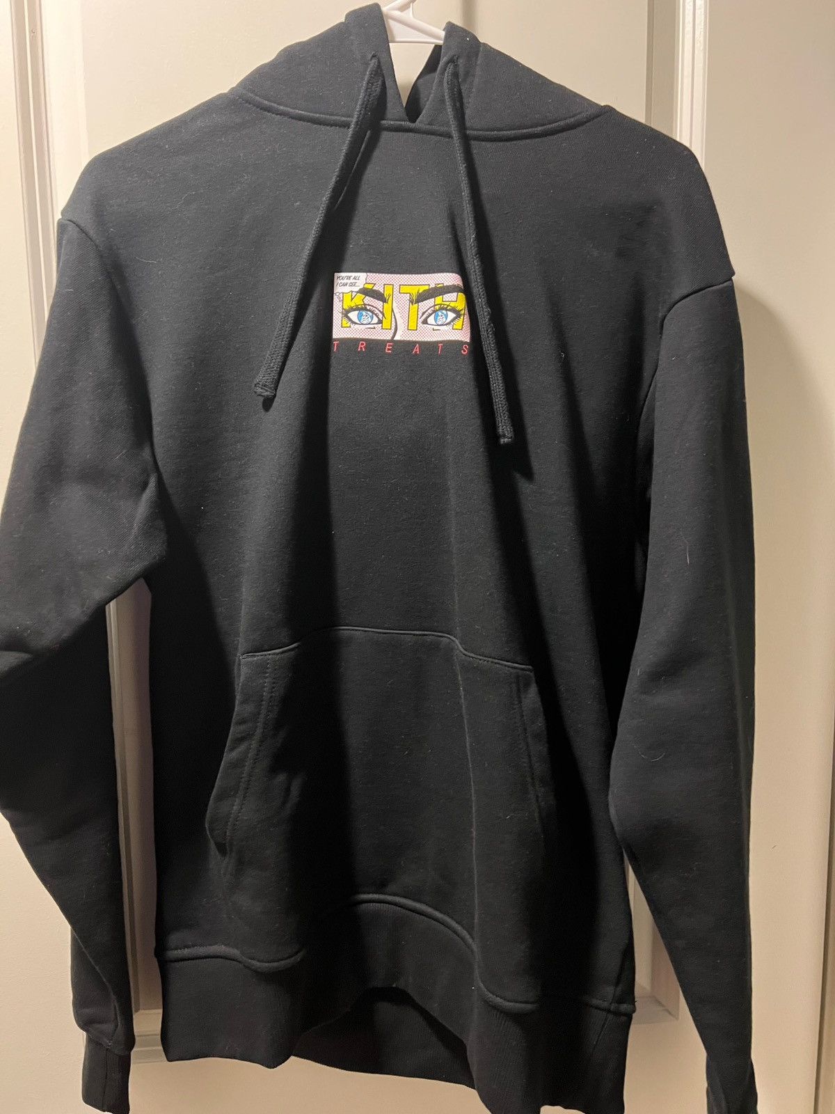 image of Kith Treats Comic Hoodie in Black, Men's (Size Small)